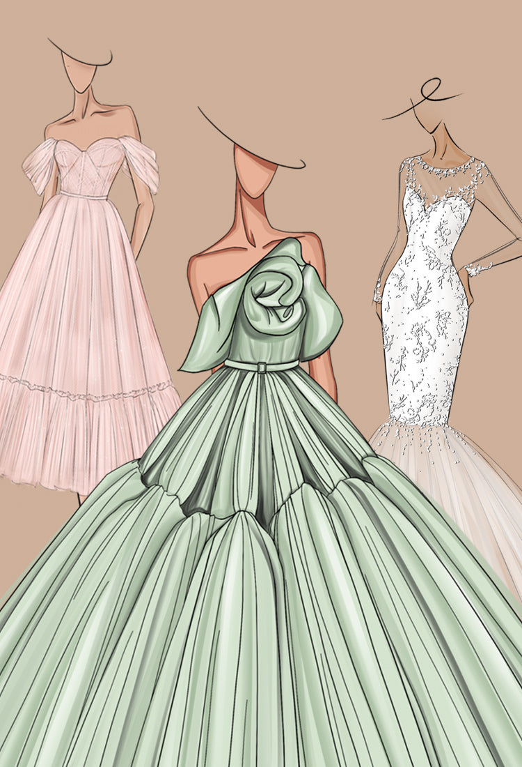 custom wedding dresses formal gowns design consulting