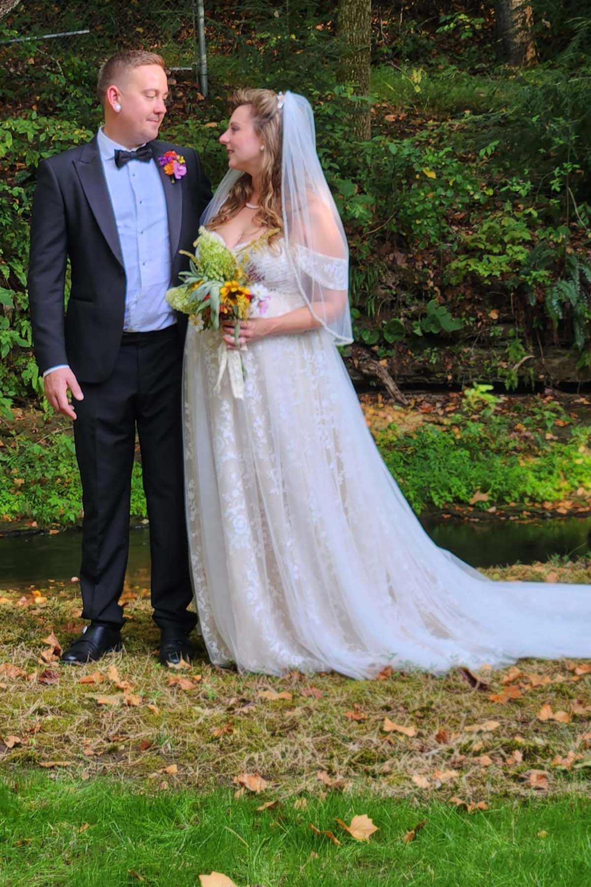 flower lace maternity wedding dress customer review