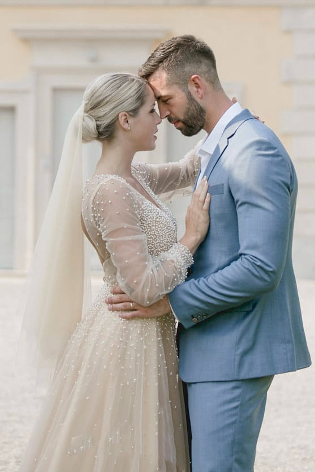 pearl wedding dress customer review