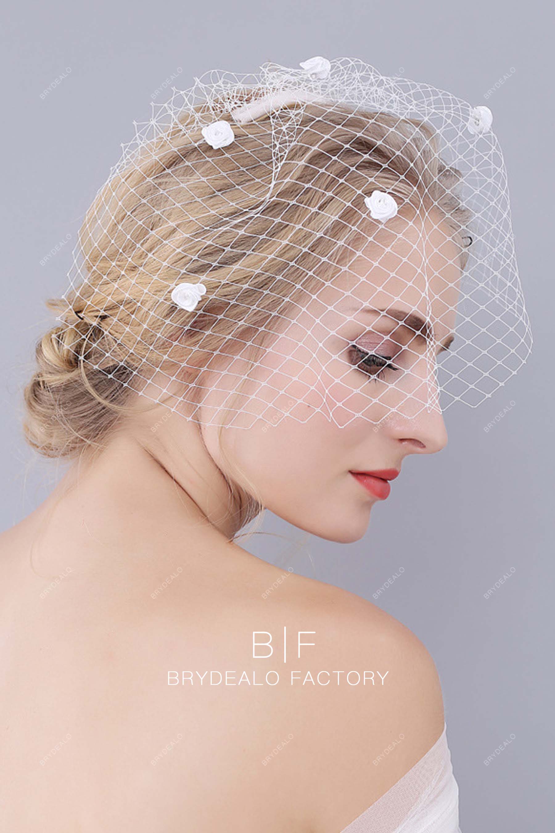 pretty petal blusher veil