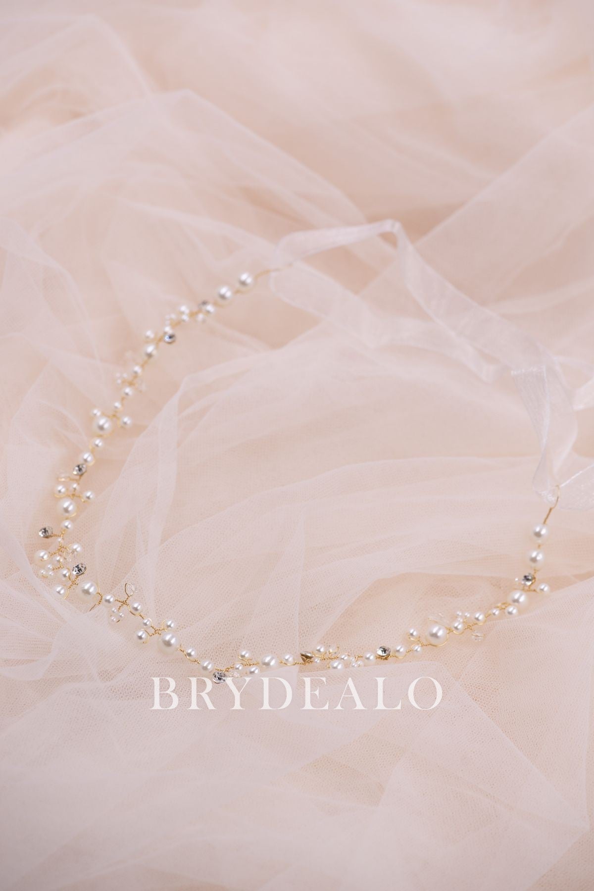 Fairy Pearls Rhinestones Bridal Wedding Headpiece Online