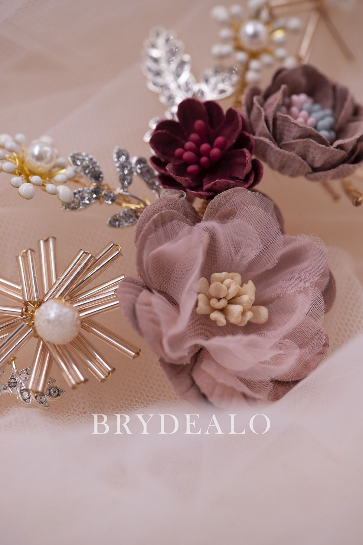 Retro Flower Bridal Wedding Headpiece