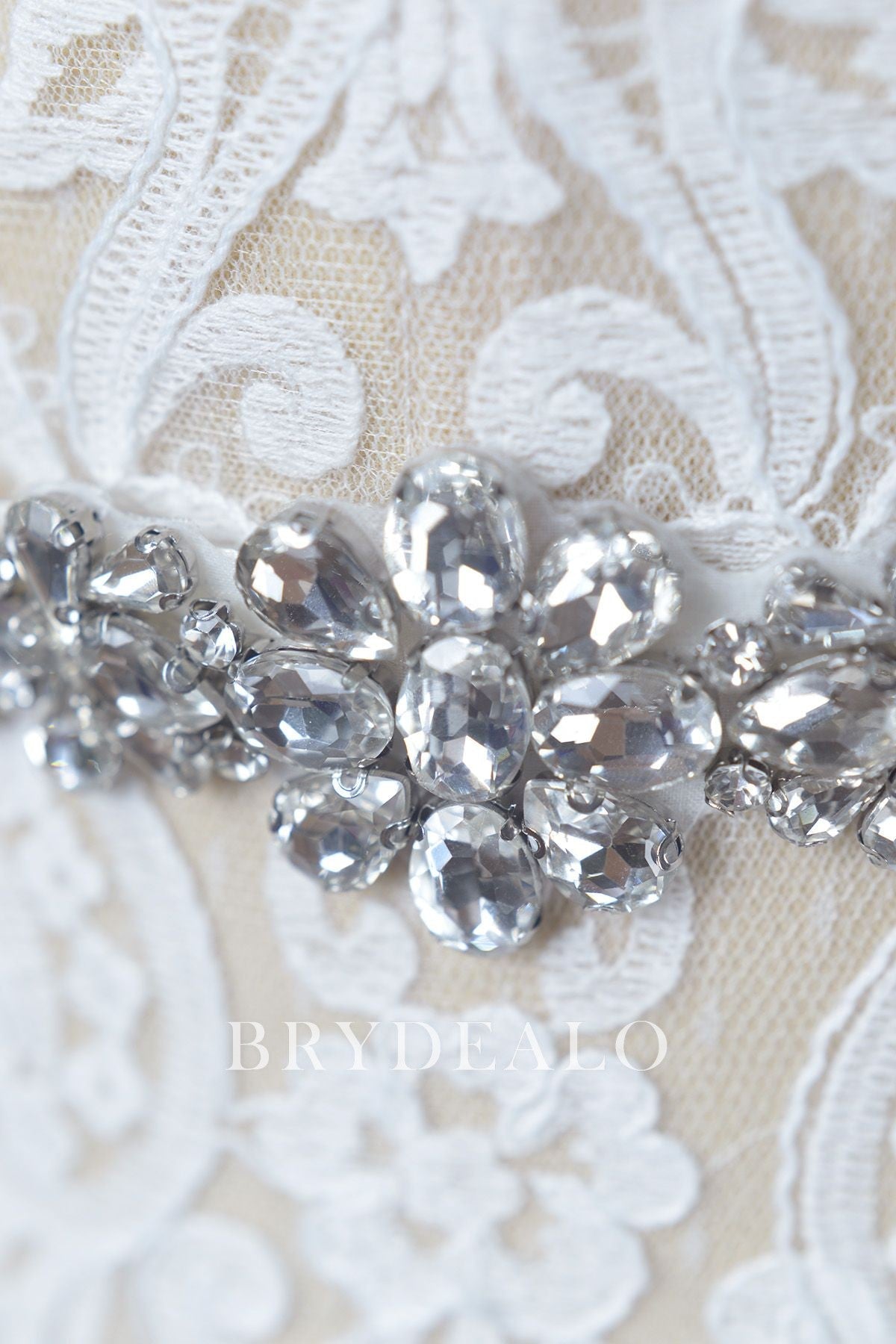 Silver Rhinestone Bridal Belt Online