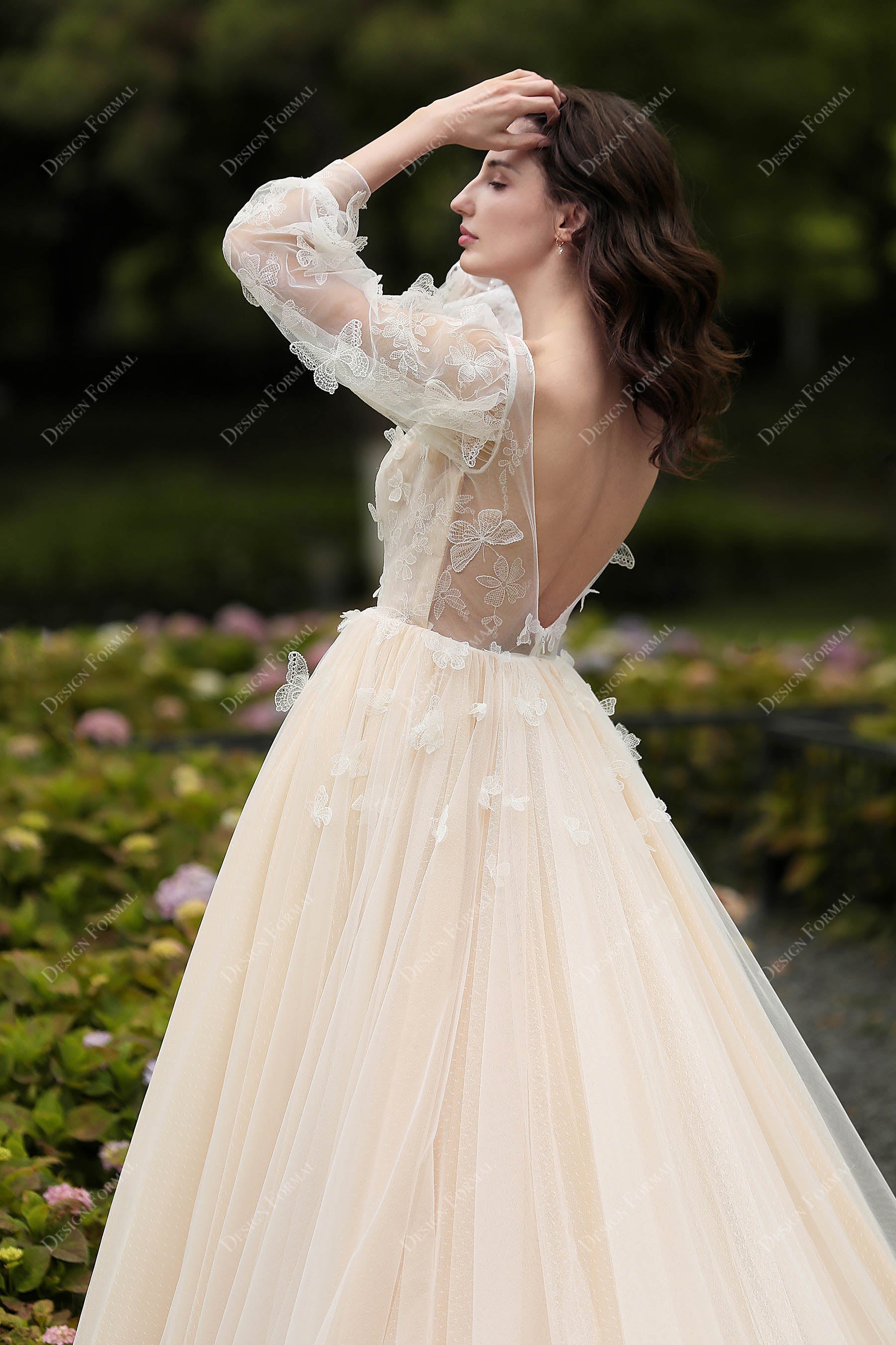 Open Back Wedding Dress