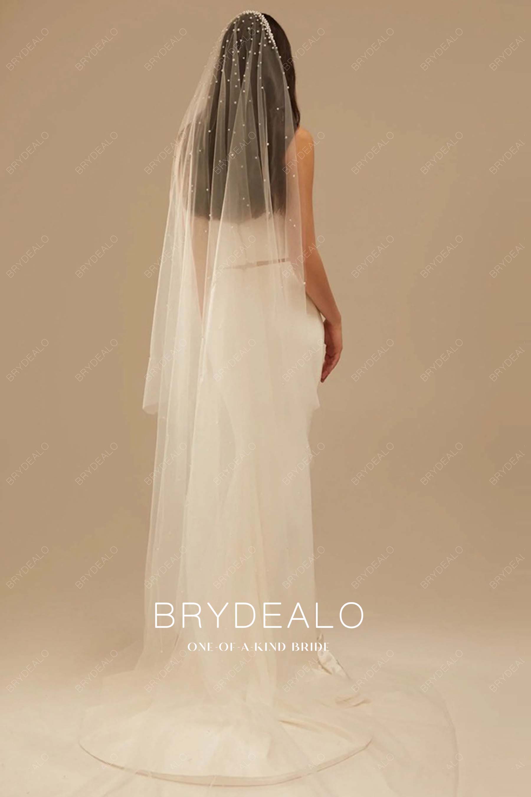 Elegant Cathedral Length Bridal Veil