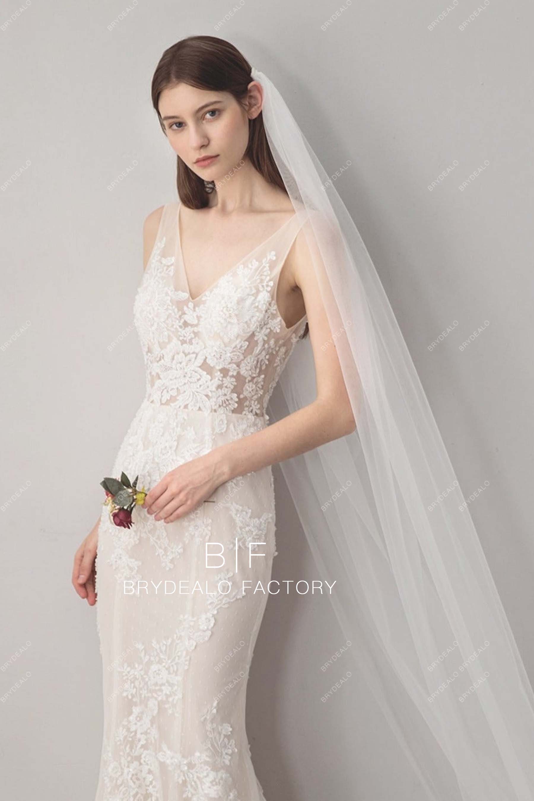 Plain Tulle Veil