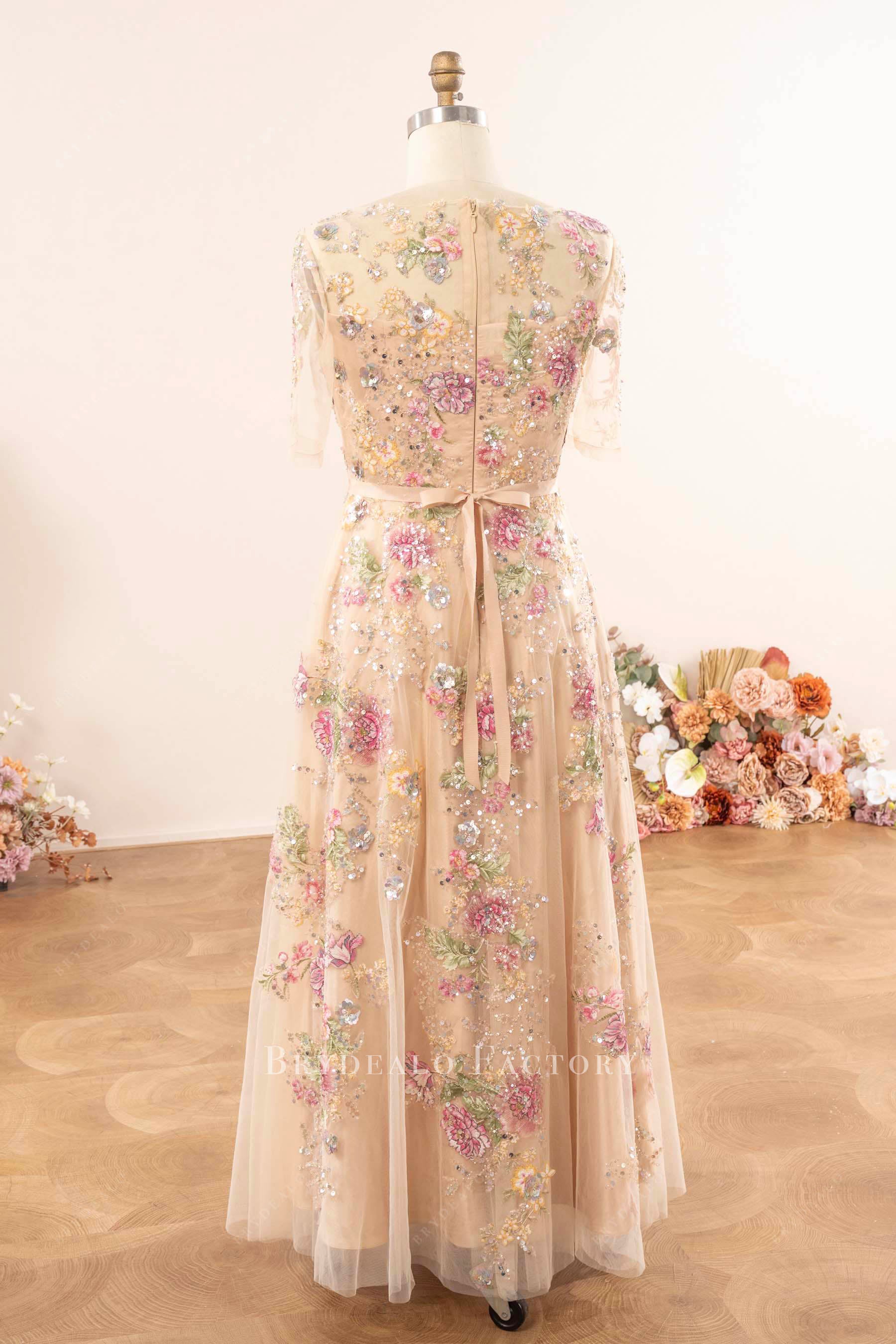 ankle length mother of bride dress