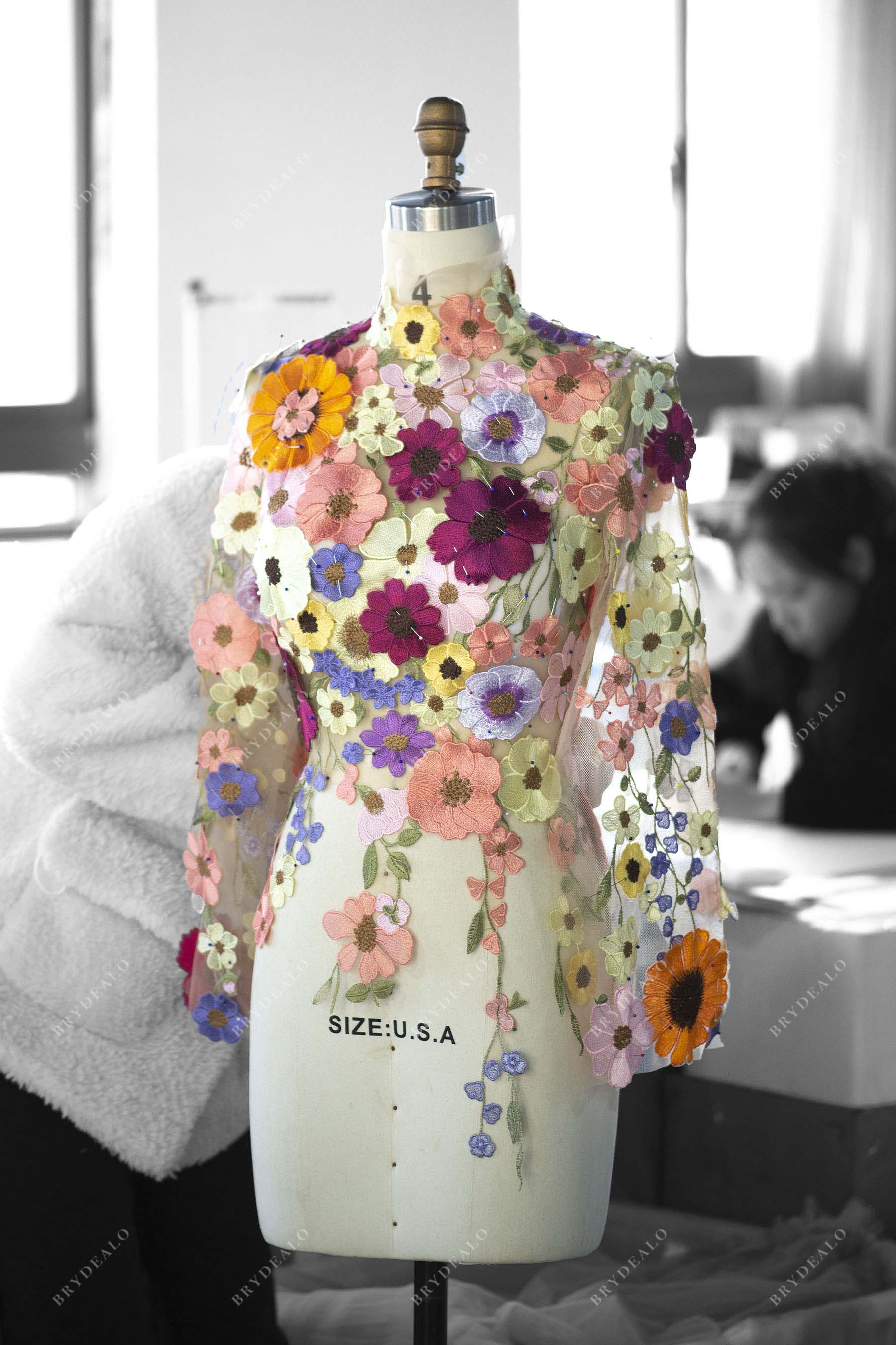 fairytale 3d flowers top
