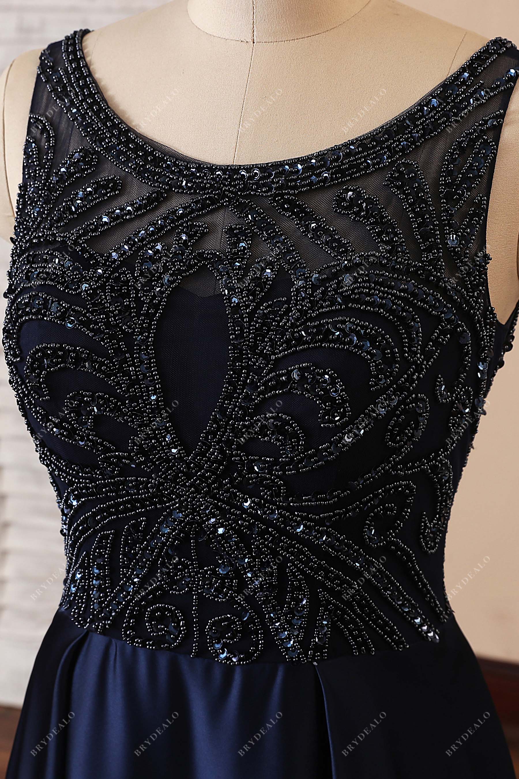 sparkly beaded plus size prom dress