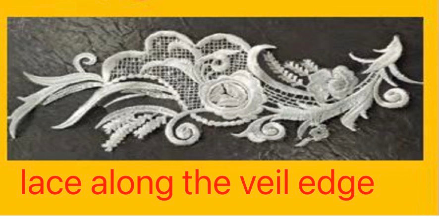Custom Fingertip Length Matching Wedding Veil