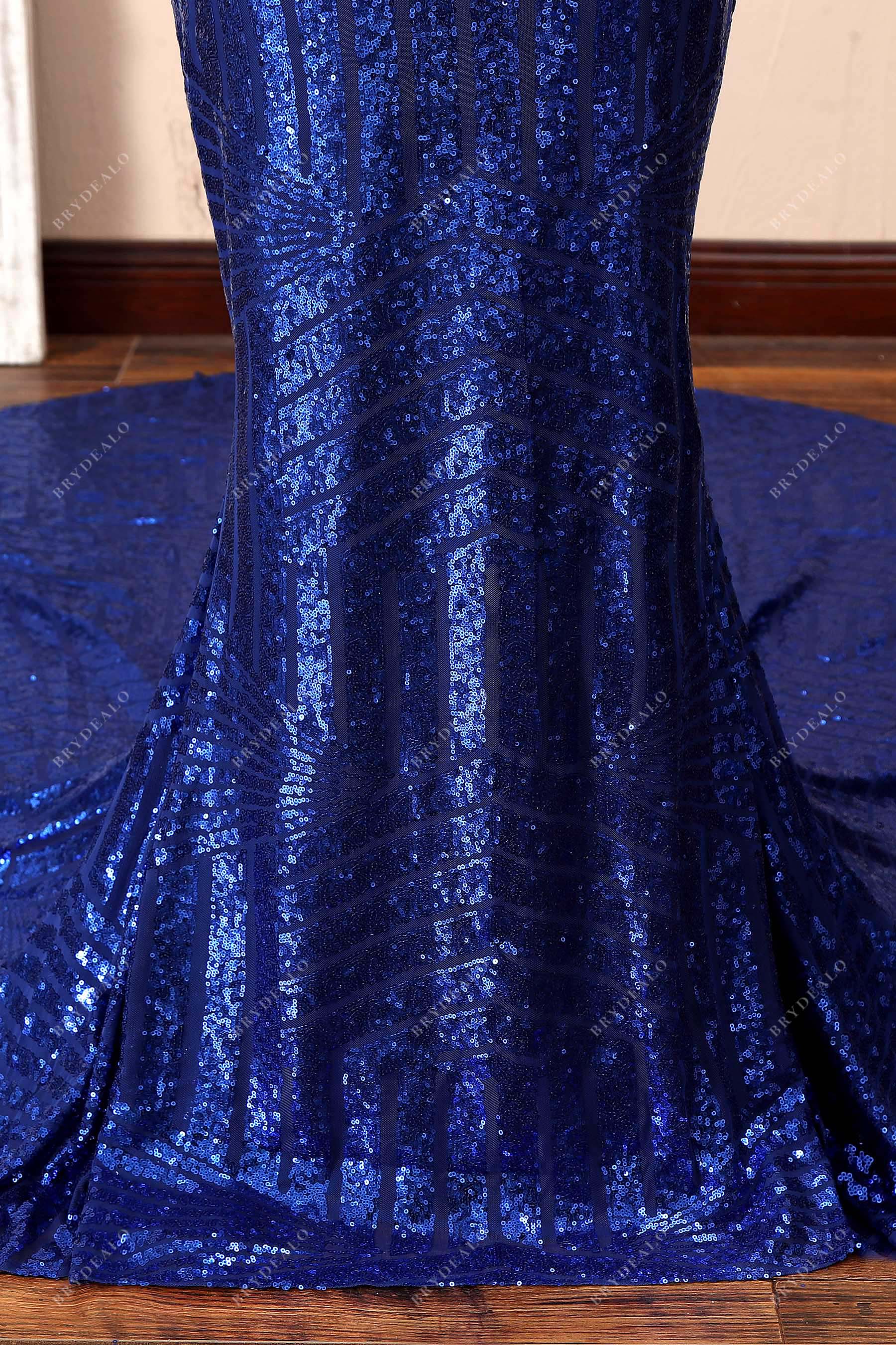 Royal Blue Sequin Halter Mermaid Prom Dress Brydealo Royal Blue Sequin Halter Mermaid Prom Dress Brydealo
