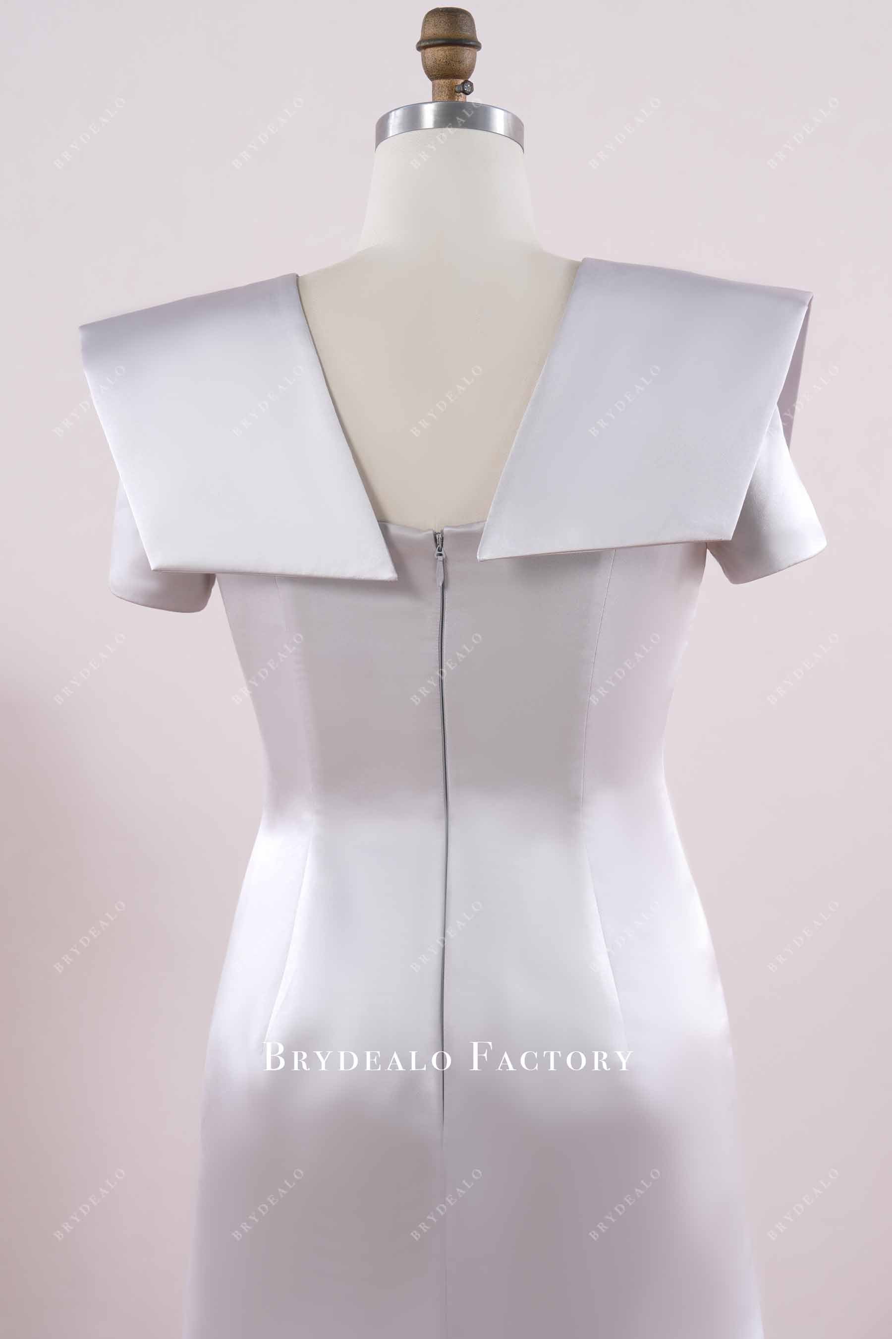 shoulder panel dress