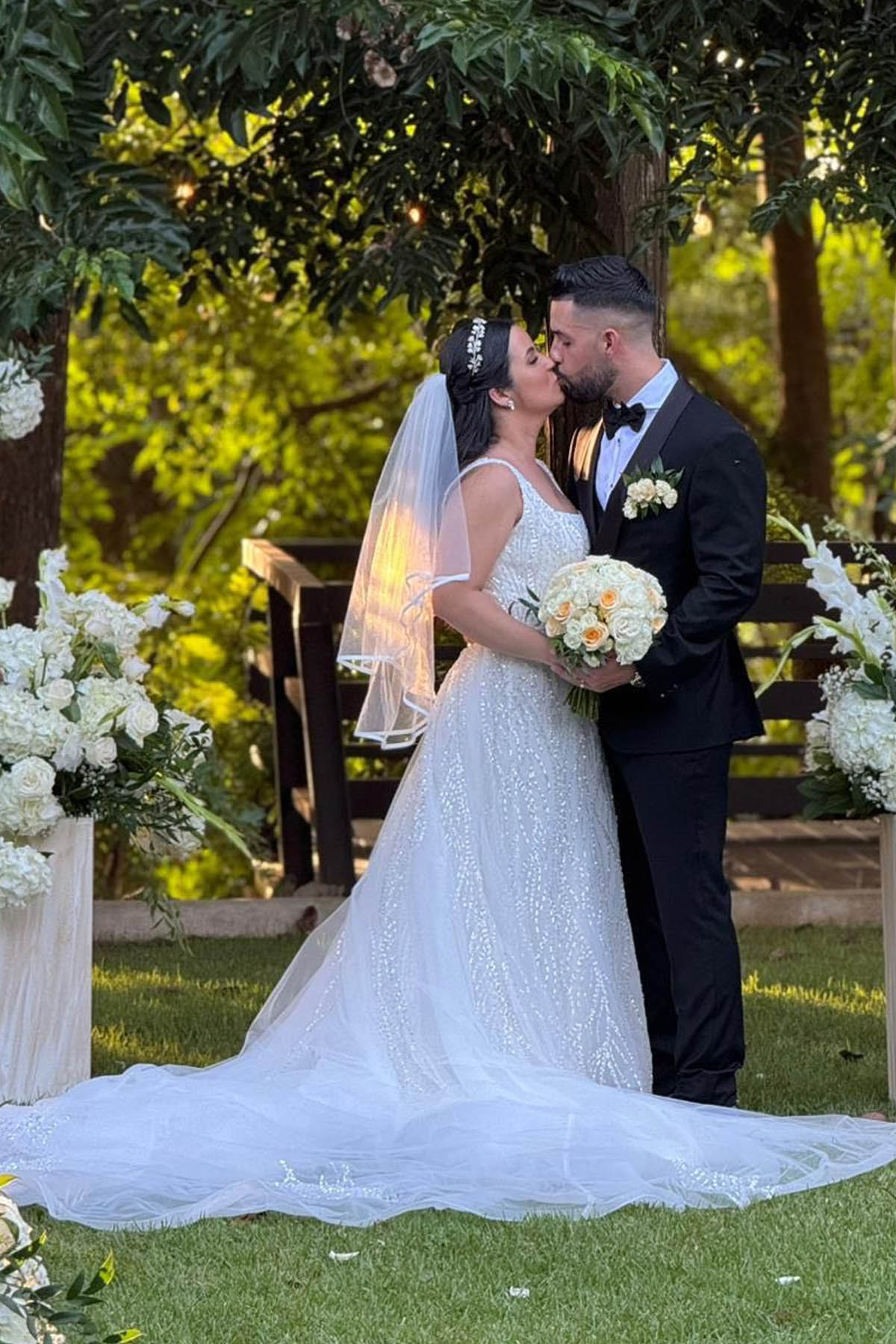 square neck beaded lace wedding dress customer review