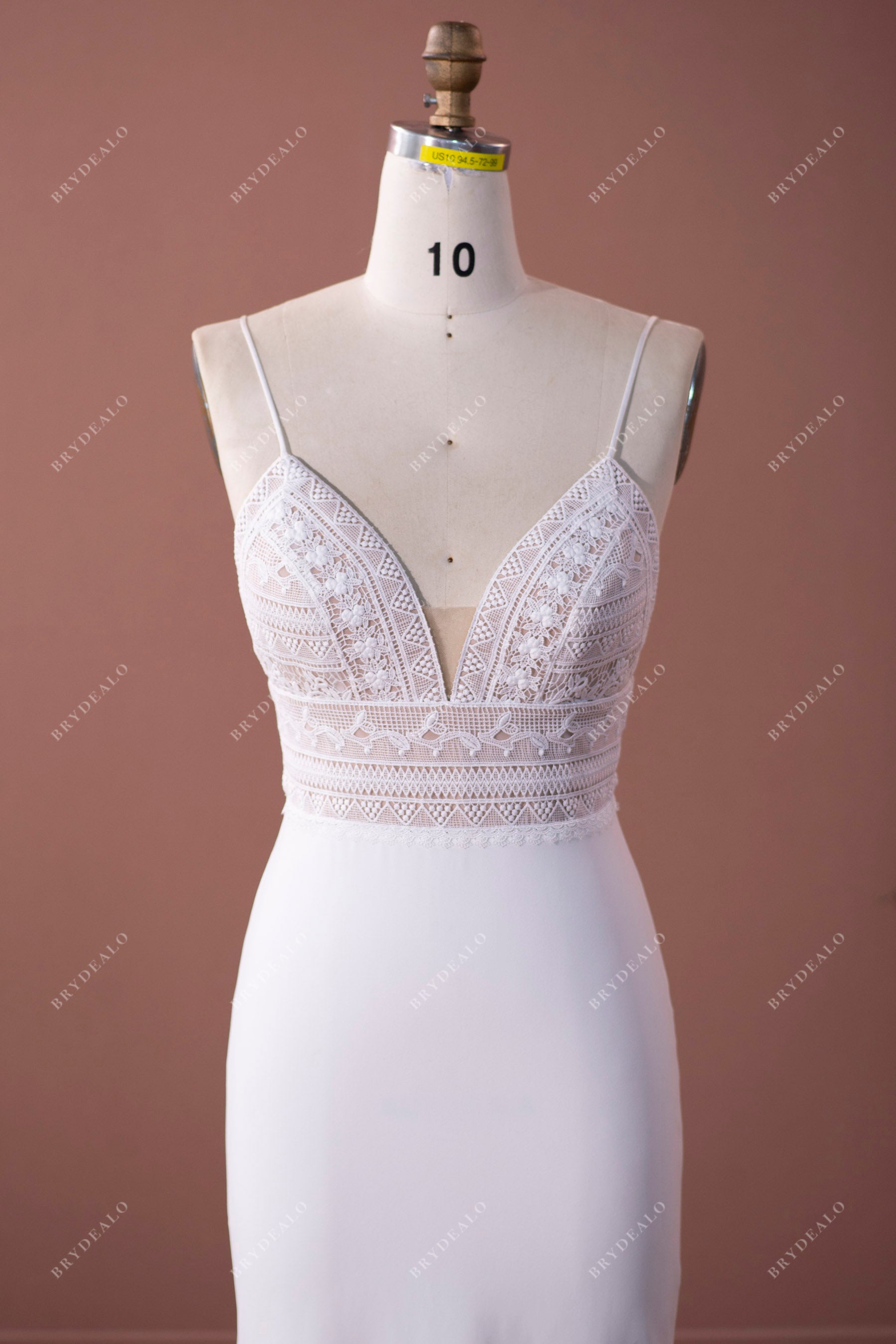 lace corset wedding dress