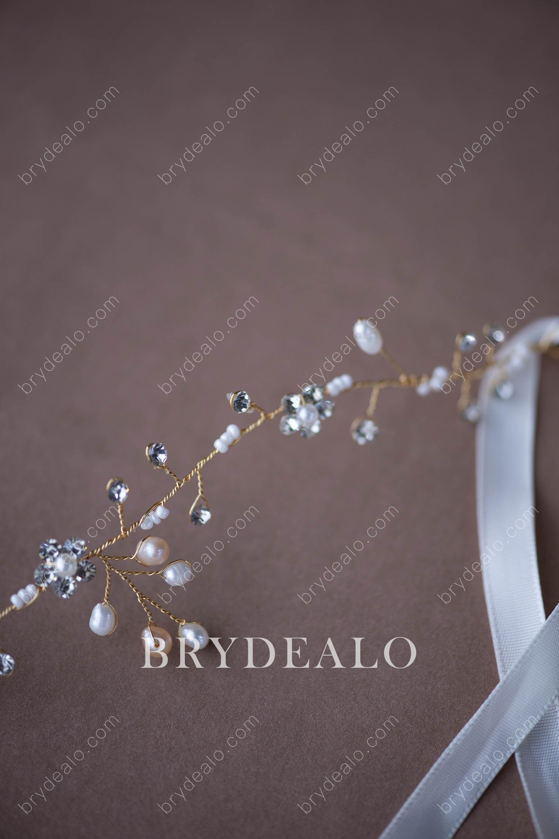 Best Designer Botanically-inspired Wedding Dress Sash Online