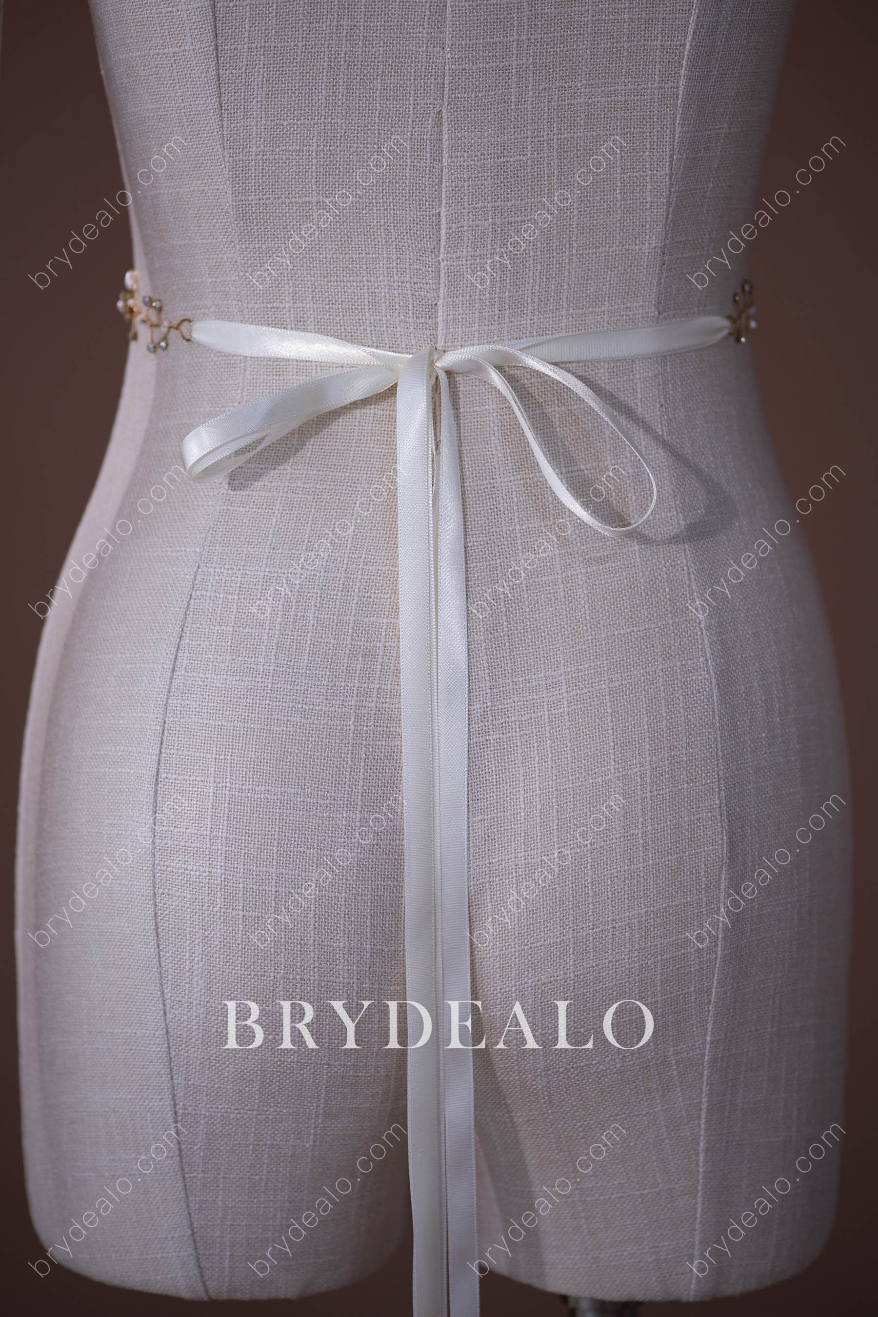 Designer Wedding Dress Sash Belt