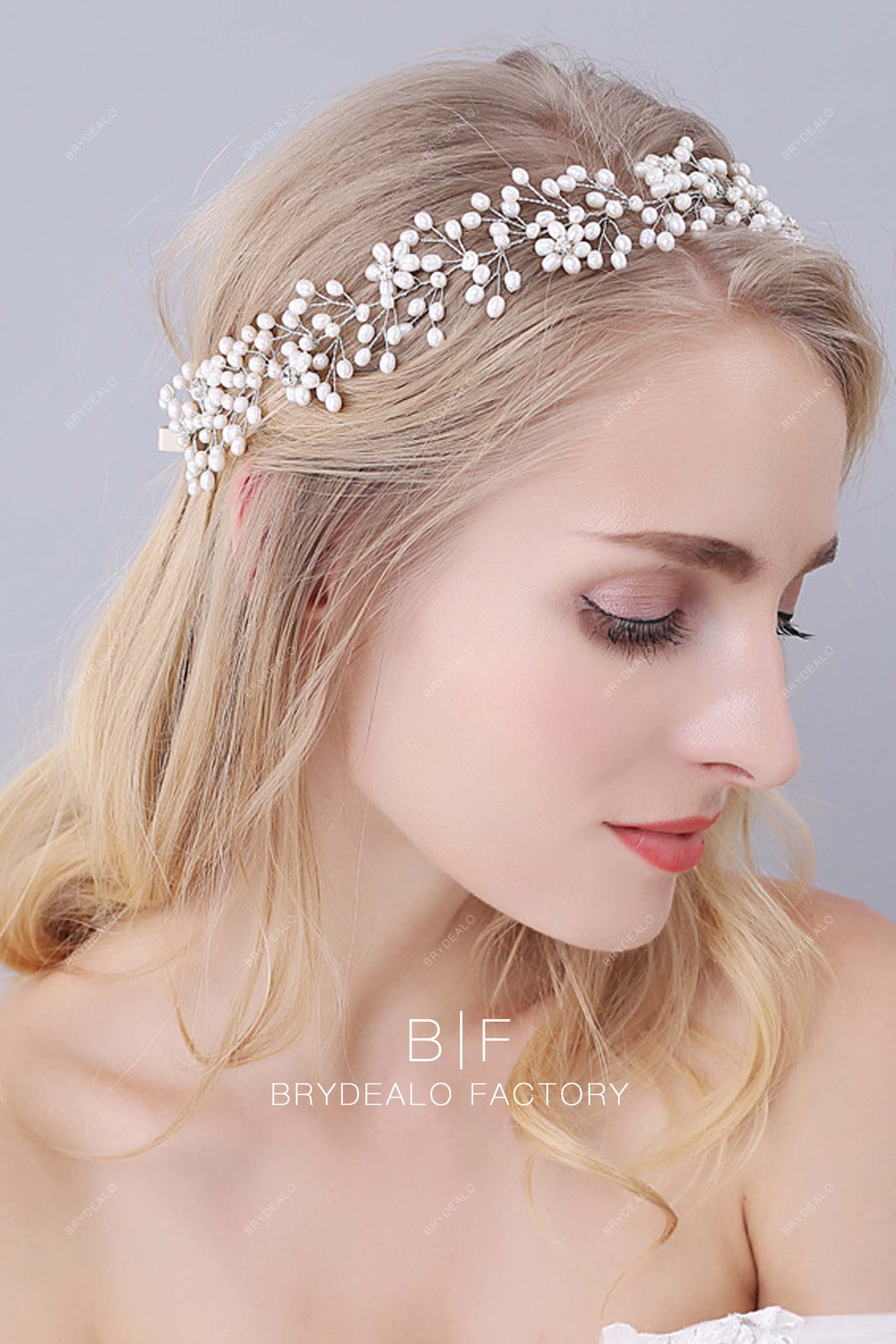 best pearls vines bridal headband online