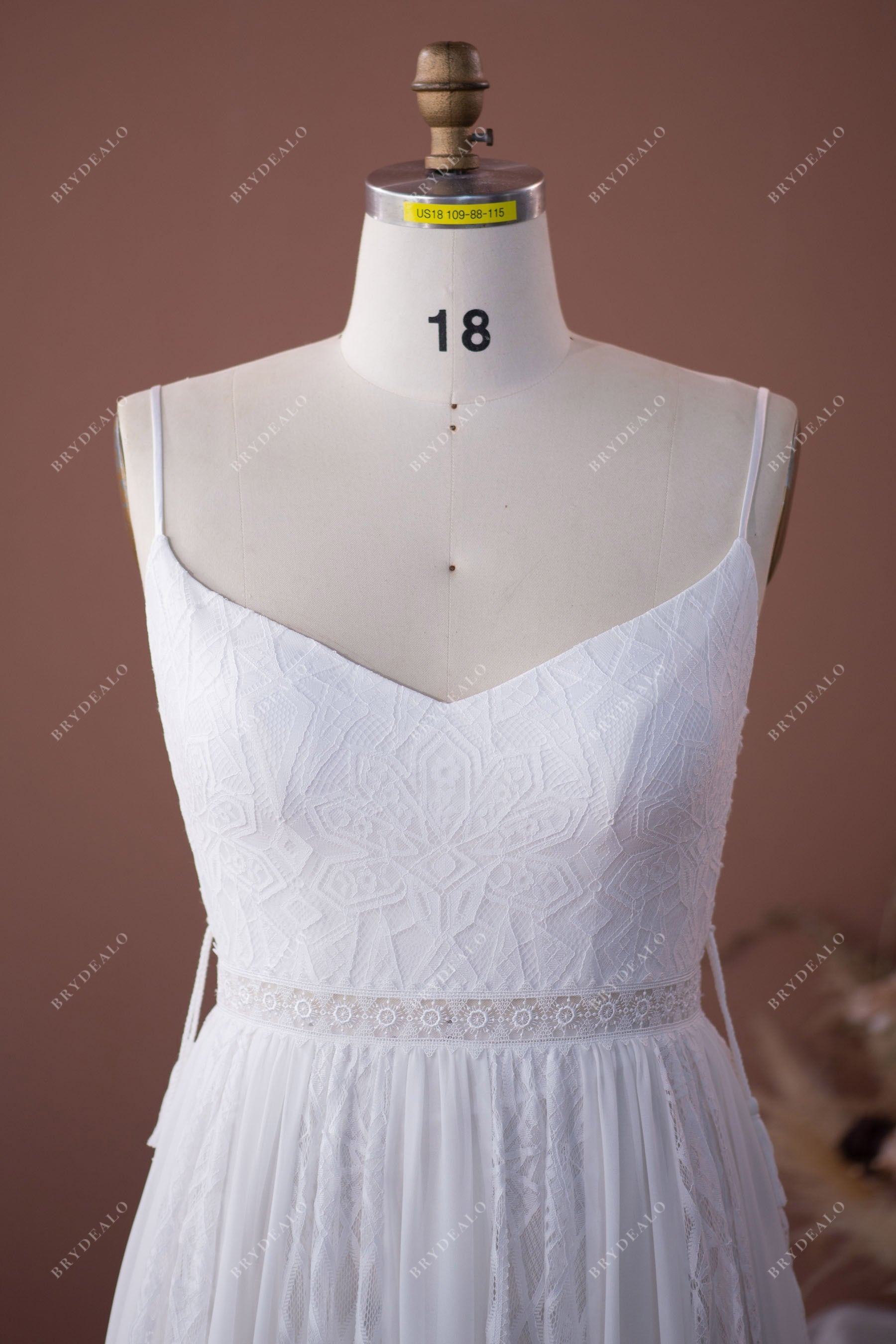 Plus Size Spaghetti Strap Summer Bridal Gown Brydealo Plus Size Spaghetti Strap Summer Bridal Gown Brydealo
