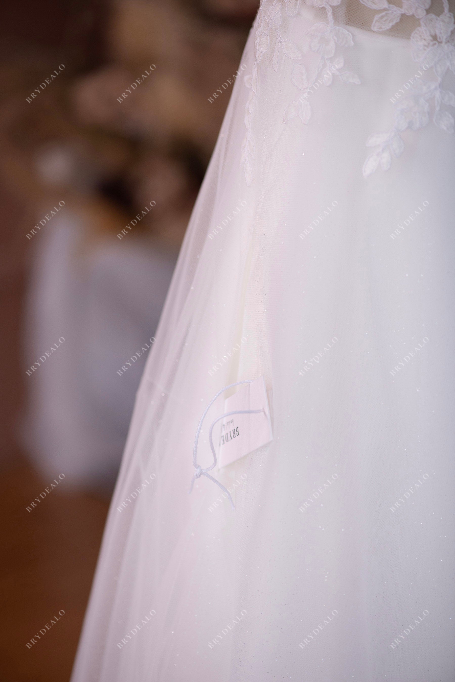 outdoor pocket bridal dress 