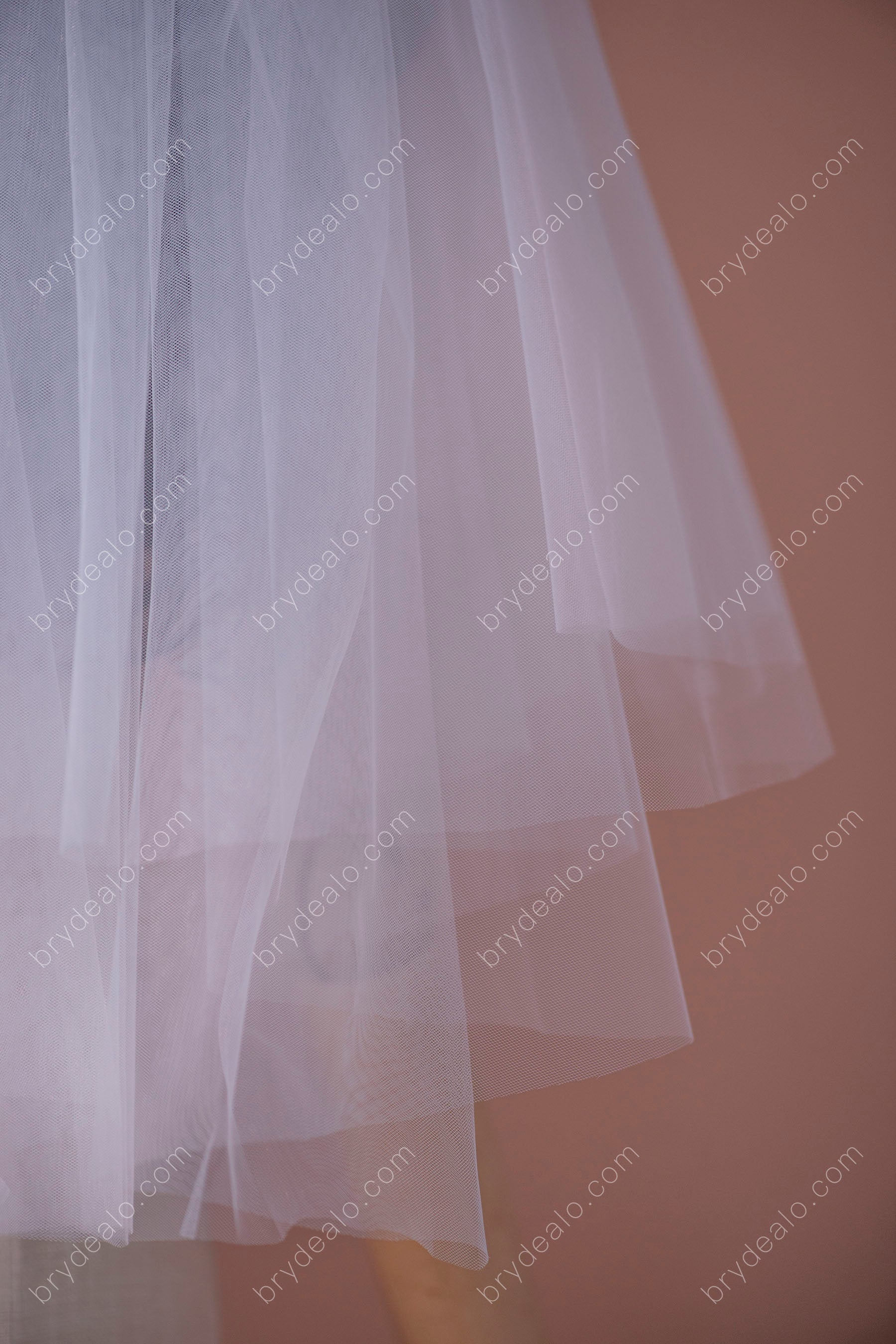 two-tier wedding veil