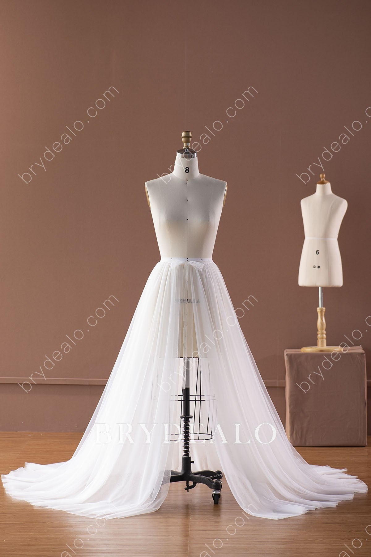 best bridal tulle overskirt with lace up closure