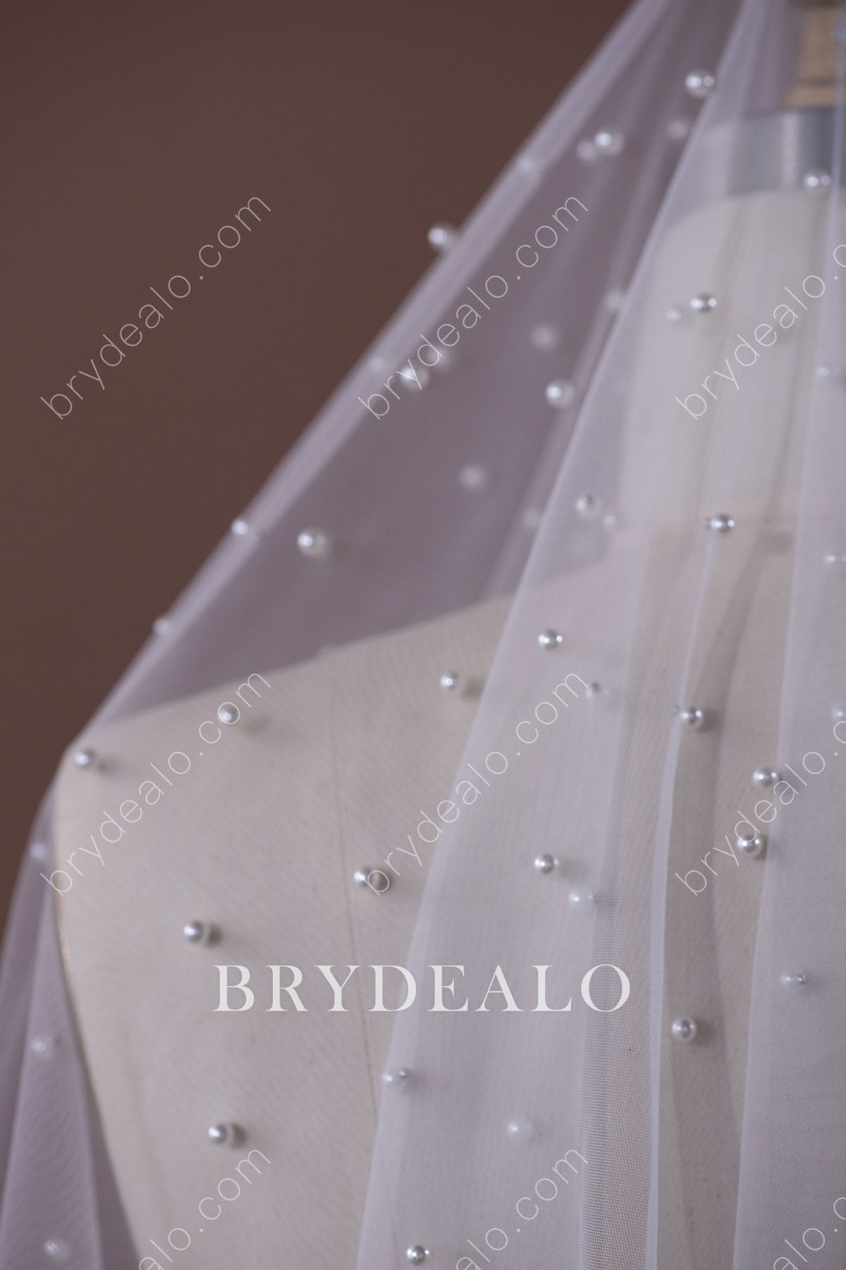 pearls veil for wedding