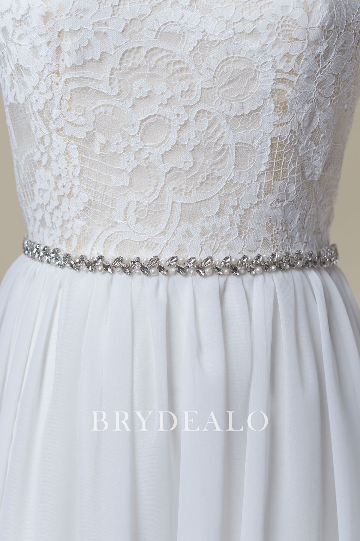 Best Elaborate Crystals Pearls Ties Bridal Belt Online