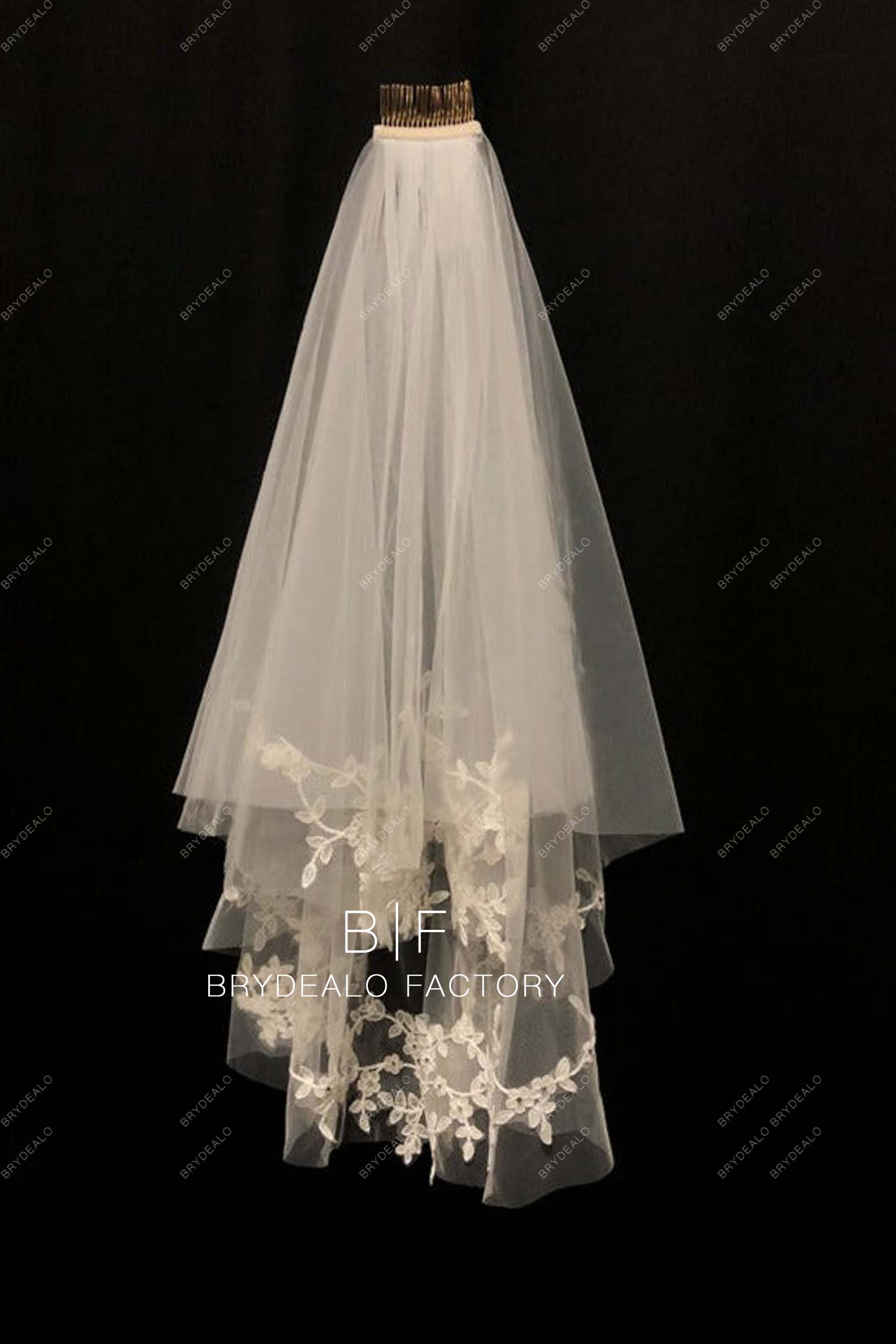 popular elbow length wedding veil