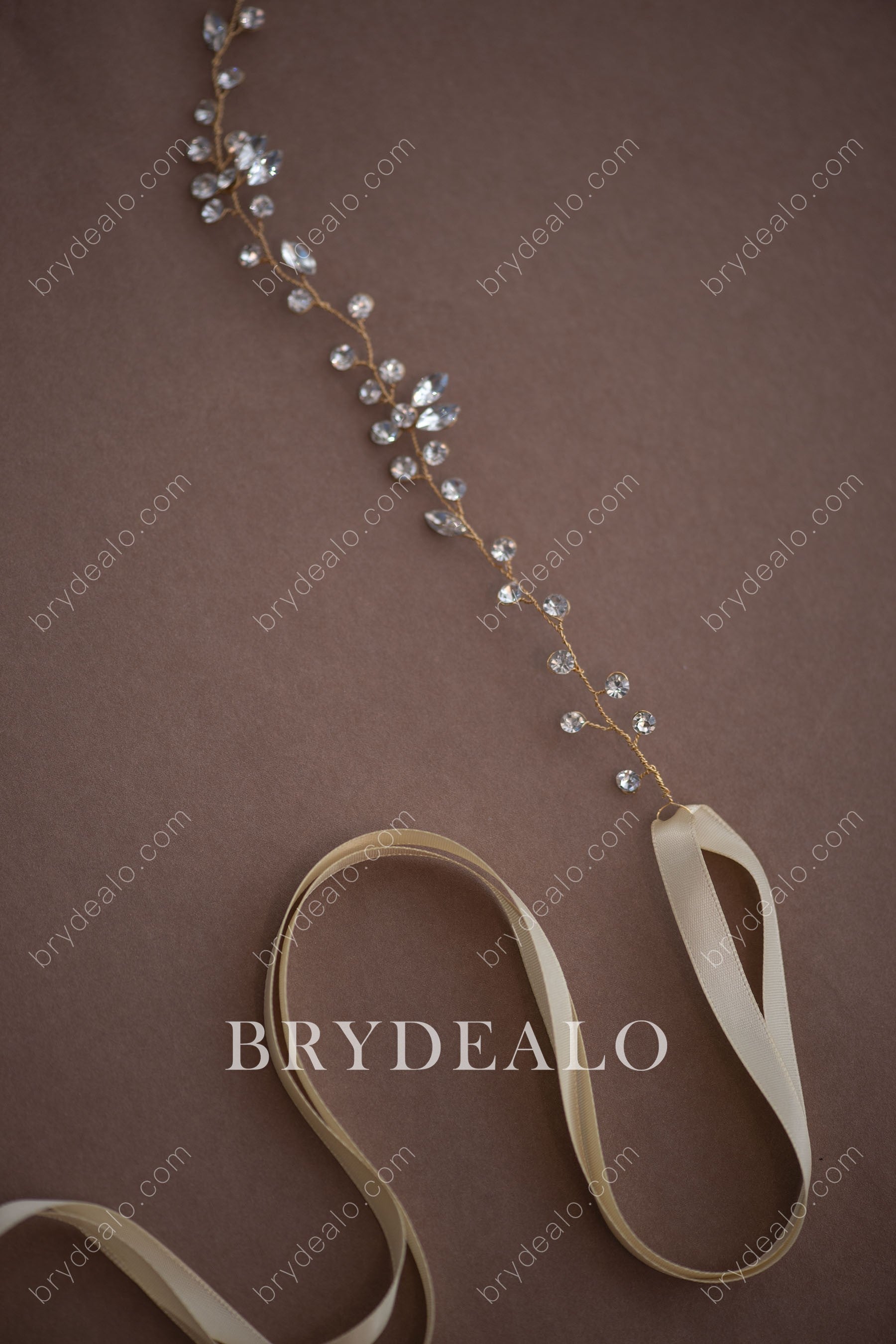 Popular Rhinestones Bridal Ribbon