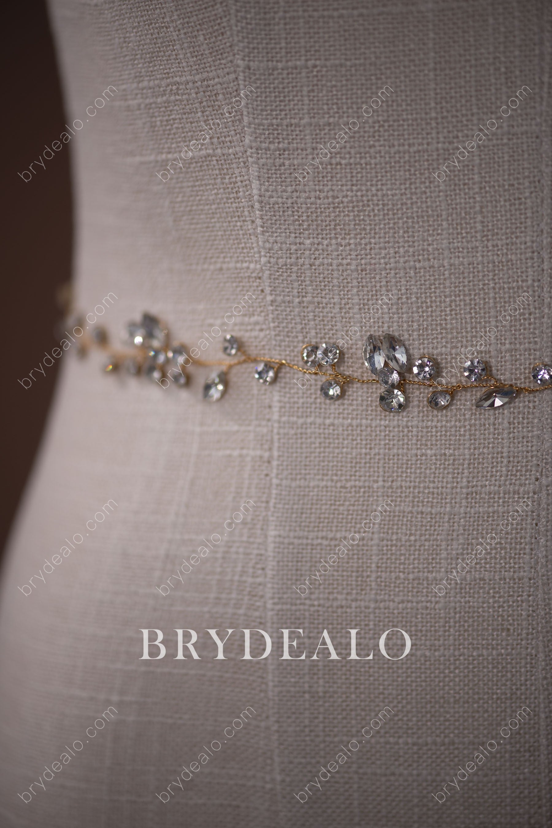 Best Exquisite Rhinestones Bridal Ribbon for Sale