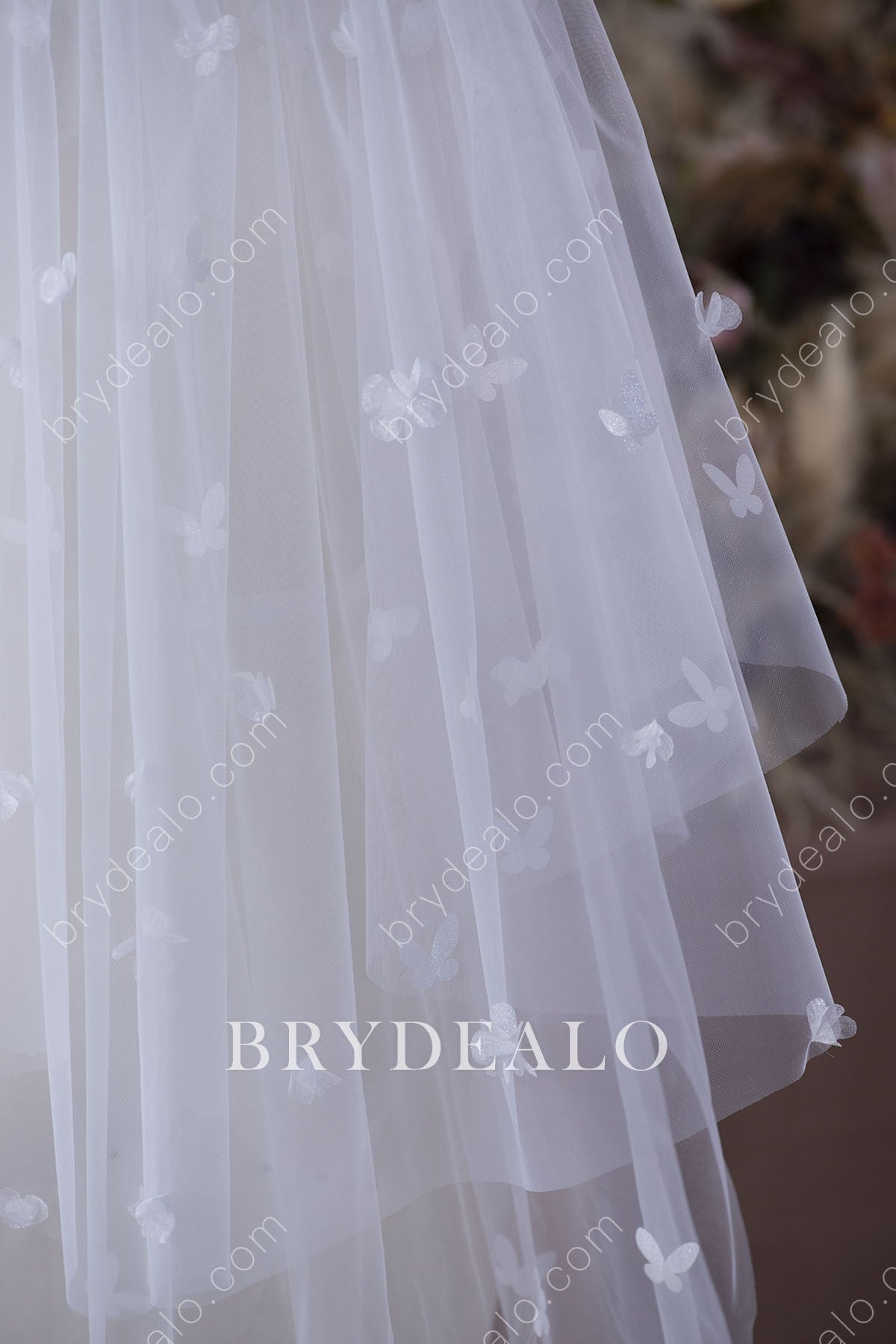 butterfly fairy wedding veil