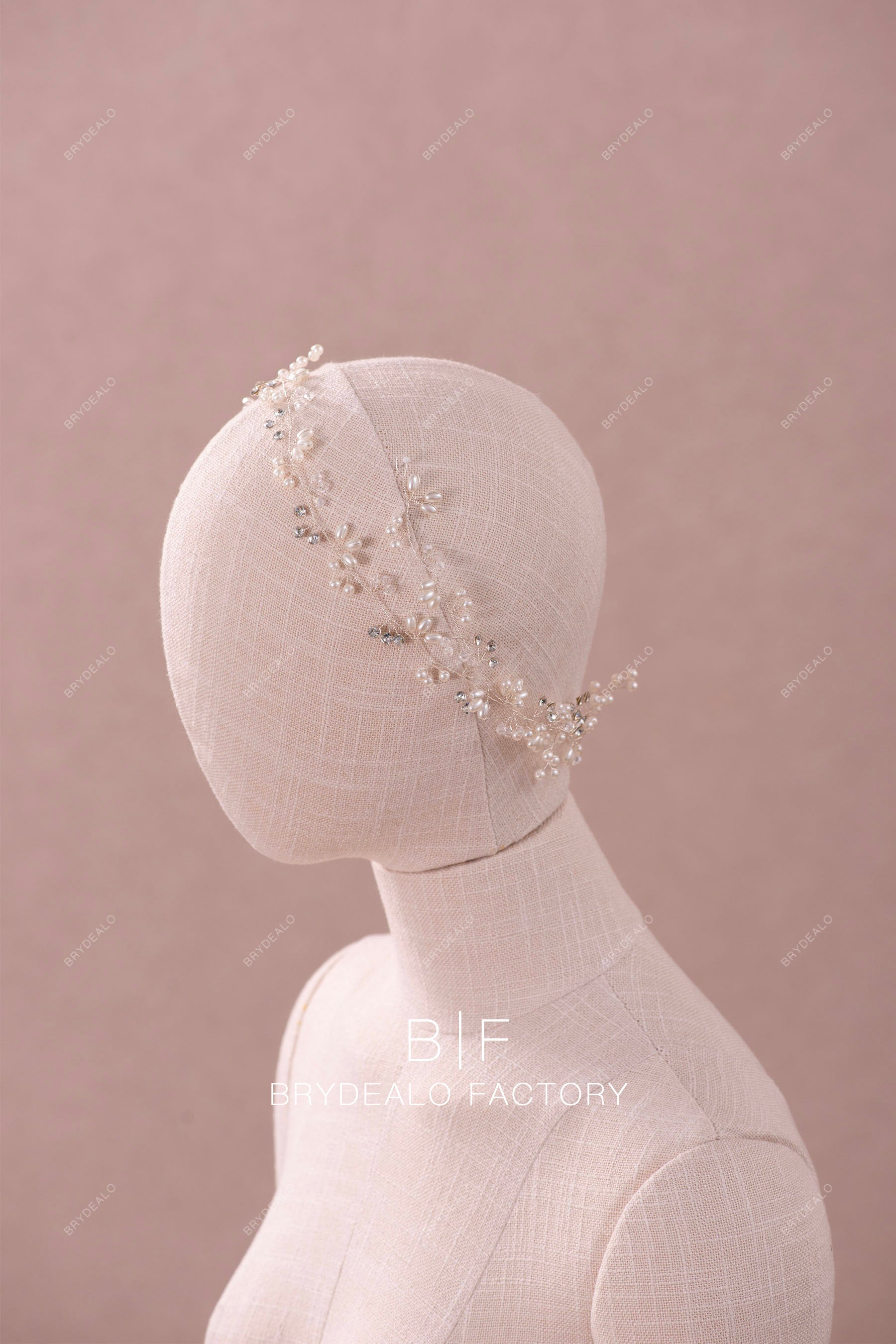 best freshwater pearl crystal headband