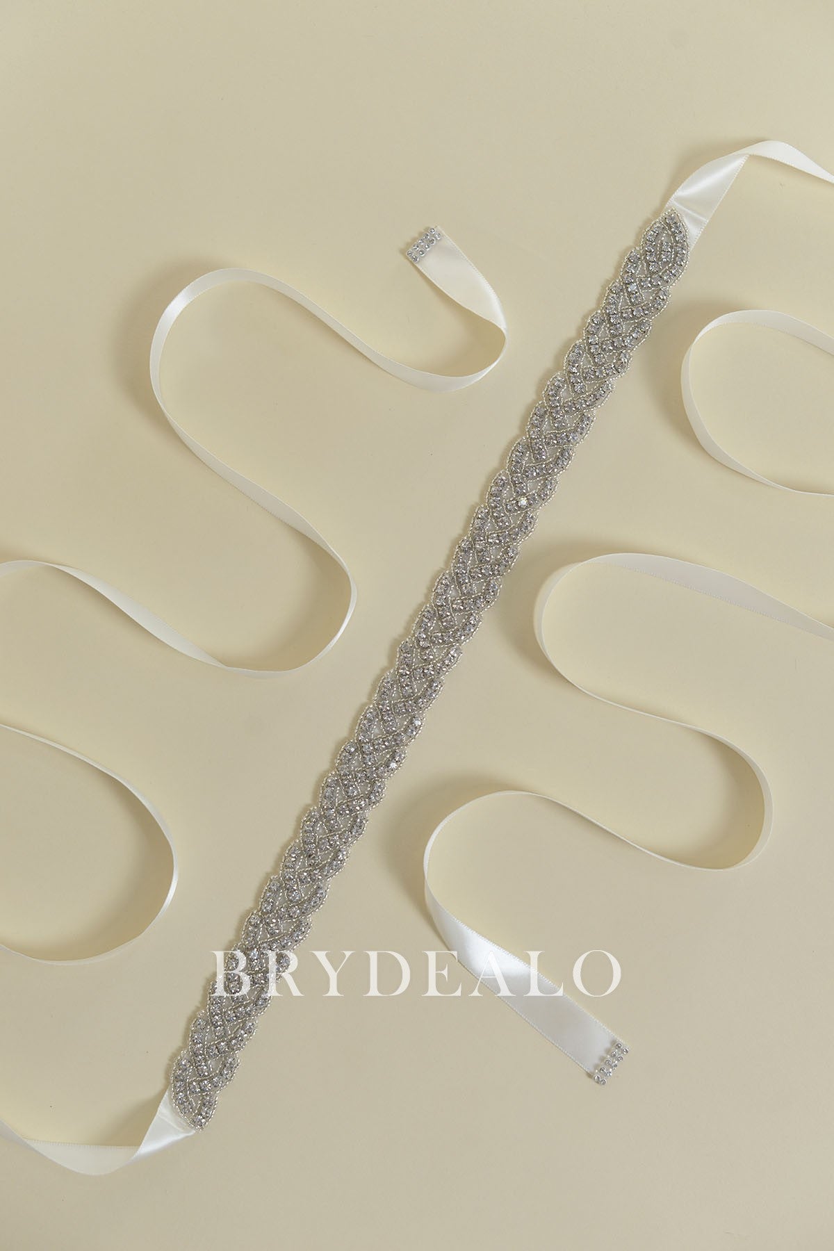 Popular Rhinestones Satin Bridal Belt 