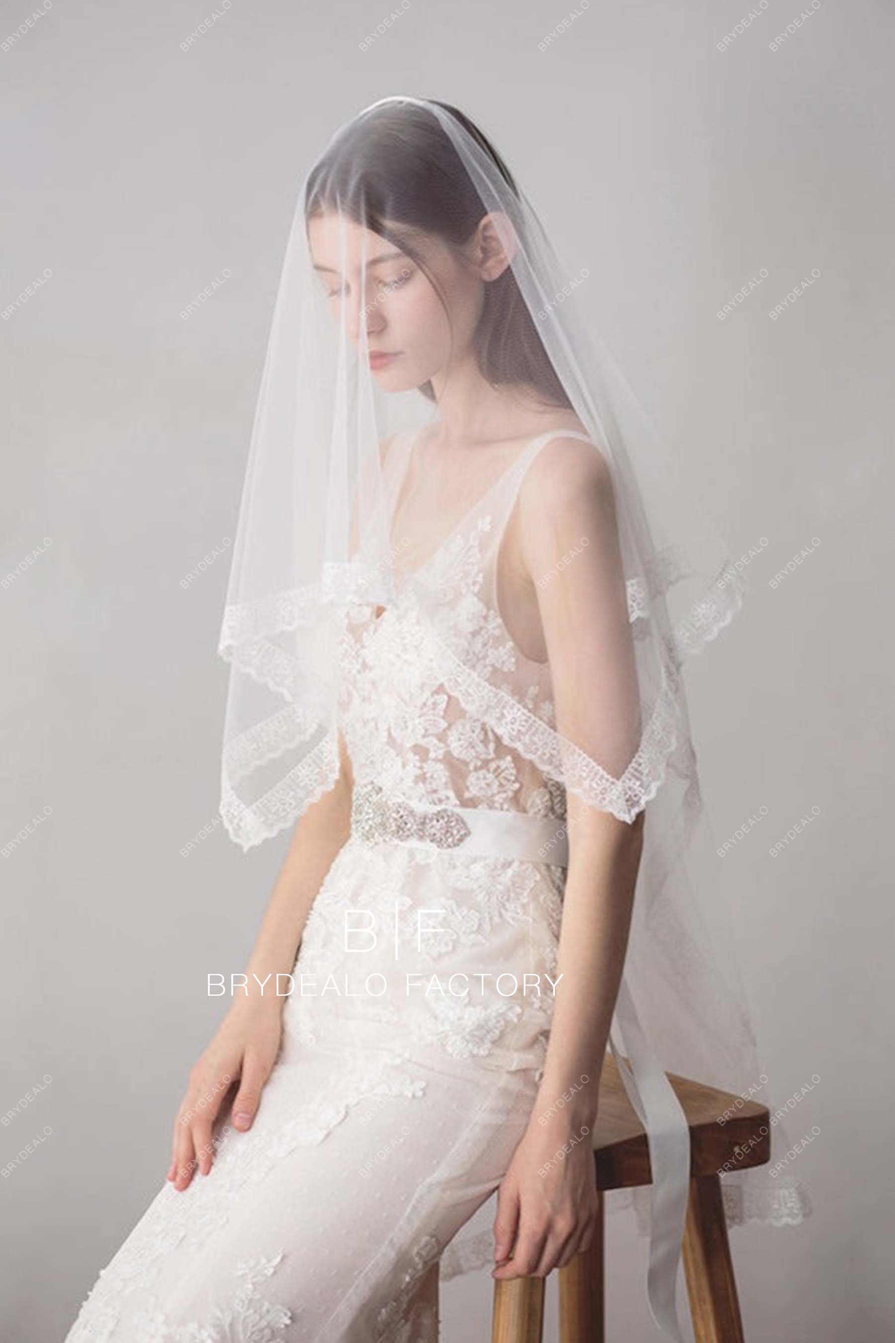 Timeless Waltz Length Bridal Veil 