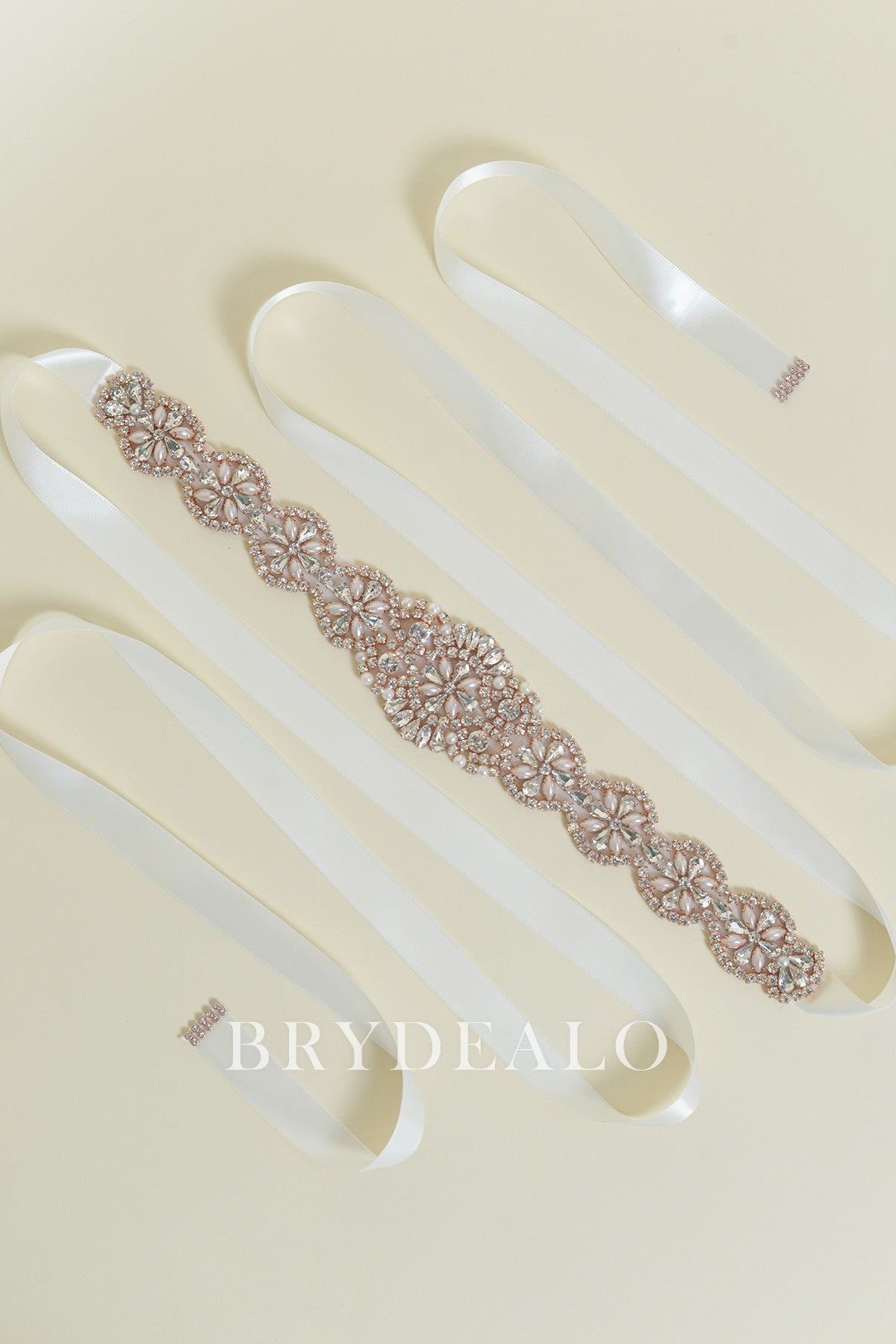 Rose Gold Bridal Sash 