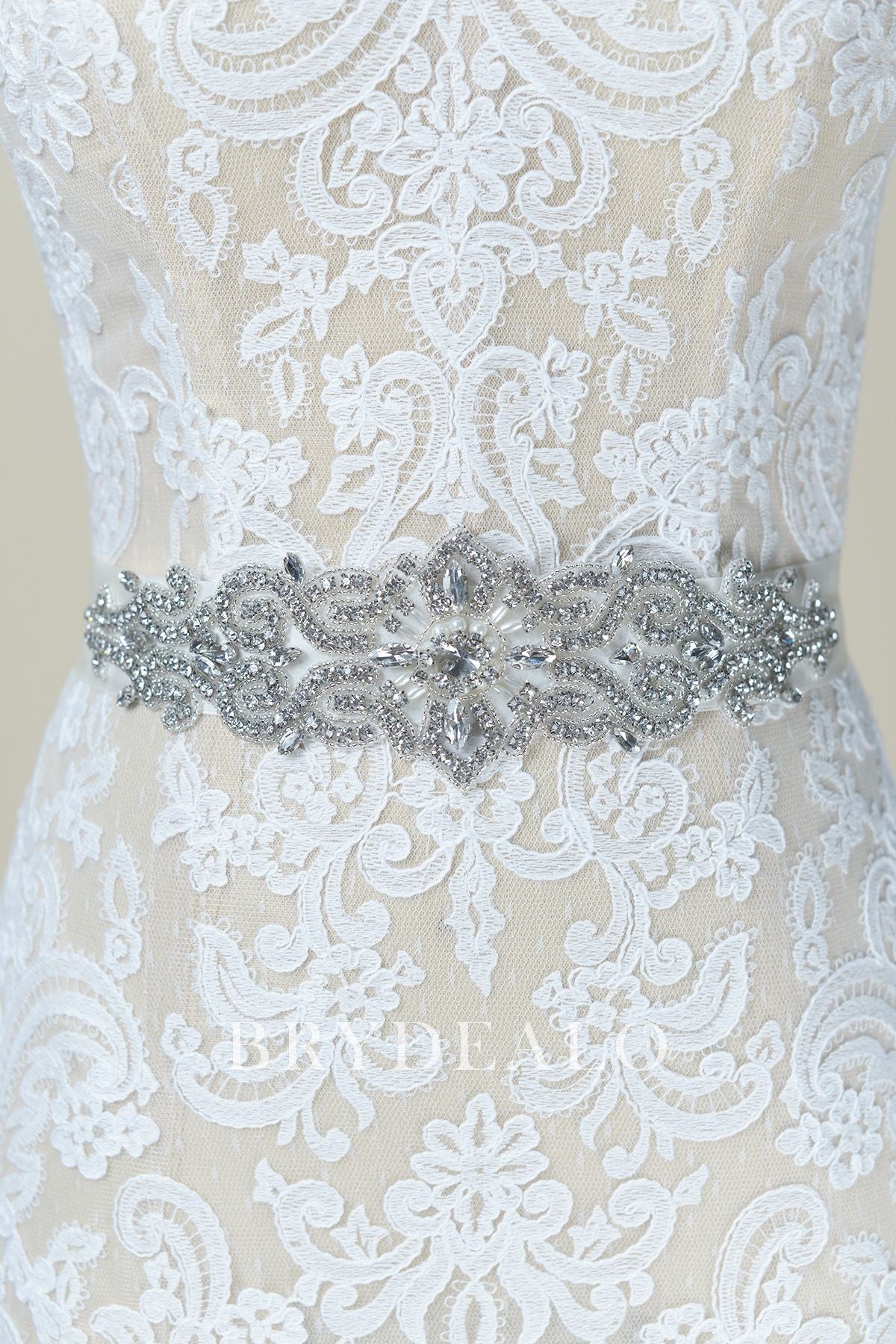 Best Luxurious Rhinestones Pearls Bridal Sash