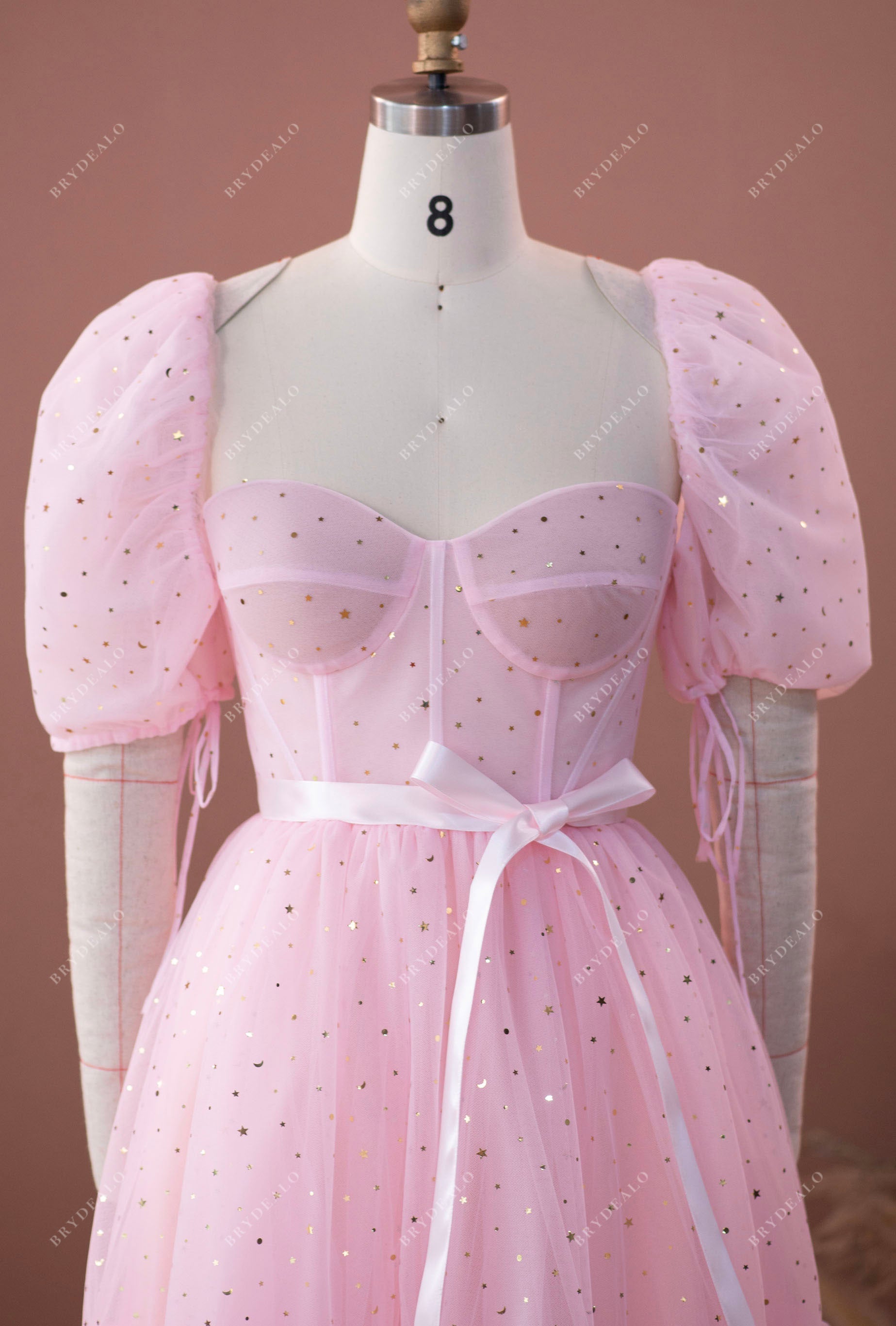 sequin tulle pink corset sweet 16 dress