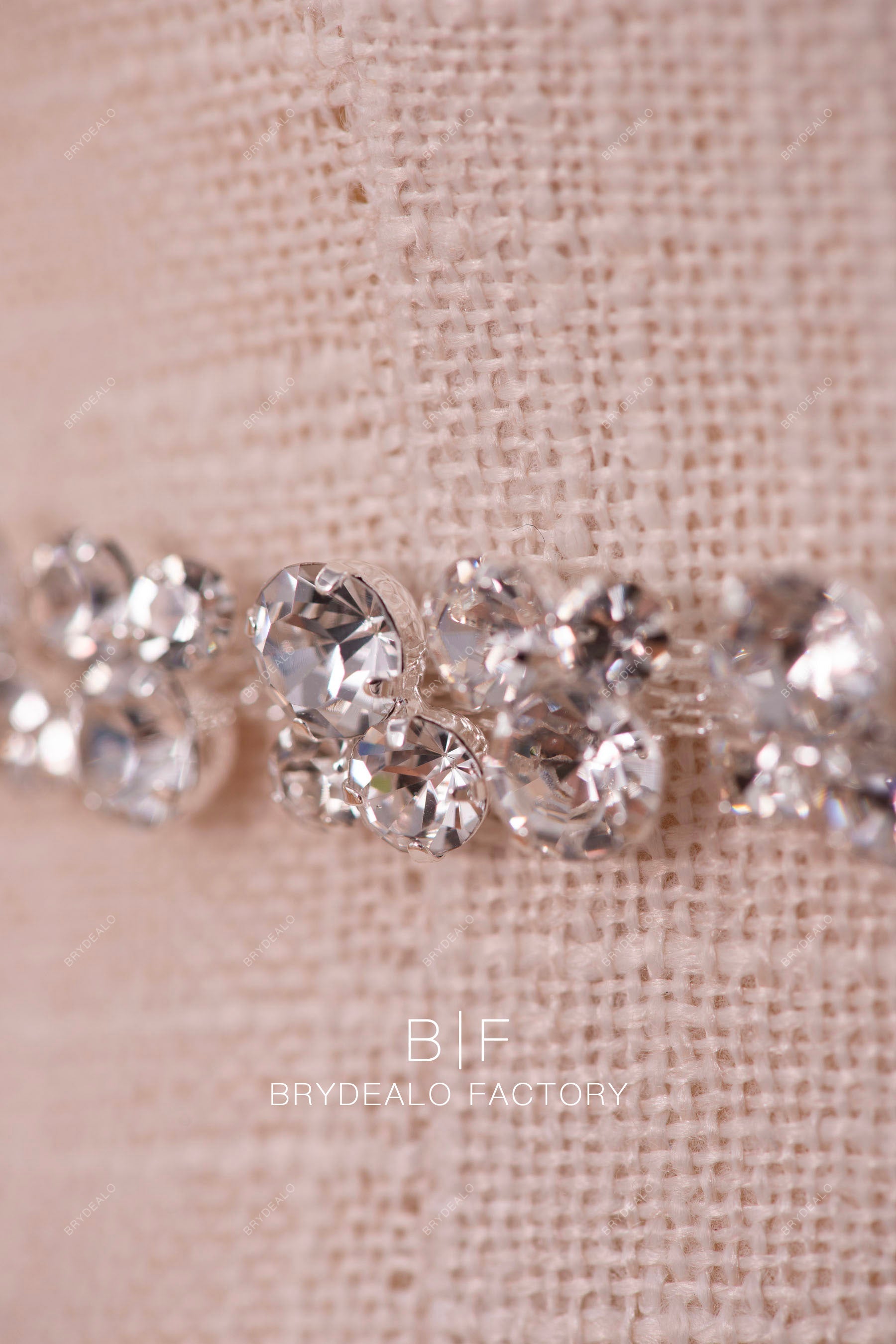 trendy rhinestone wedding dress belt 
