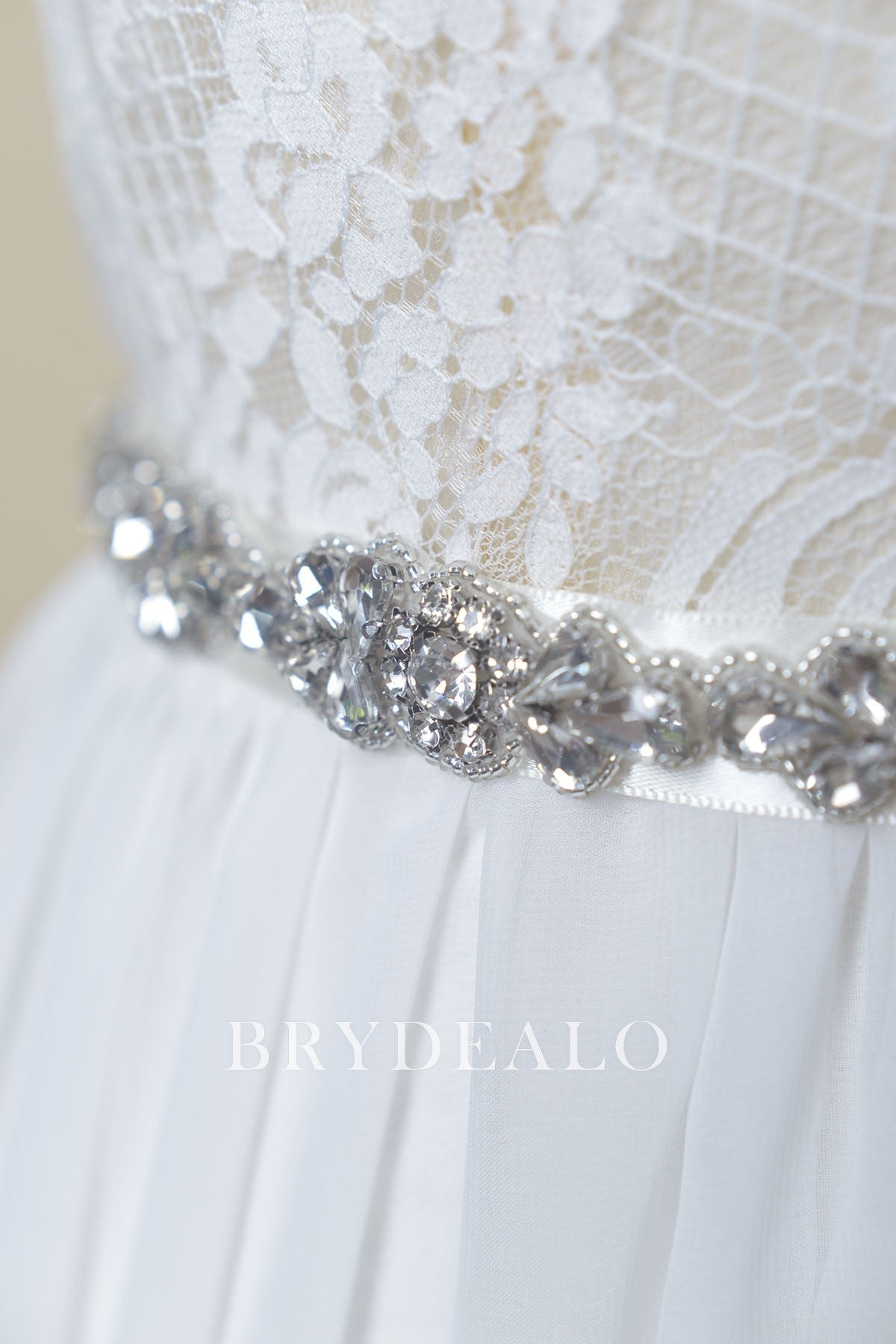 Best Narrow Rhinestones Bridal Sash 