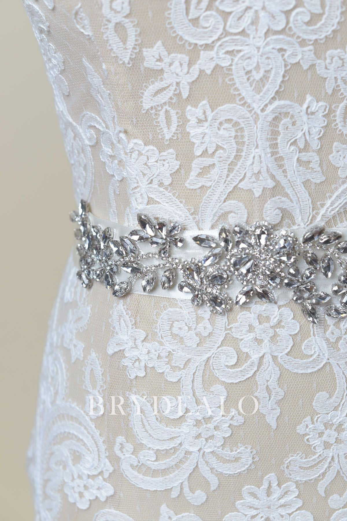 Sparkly Crystals Bridal Sash