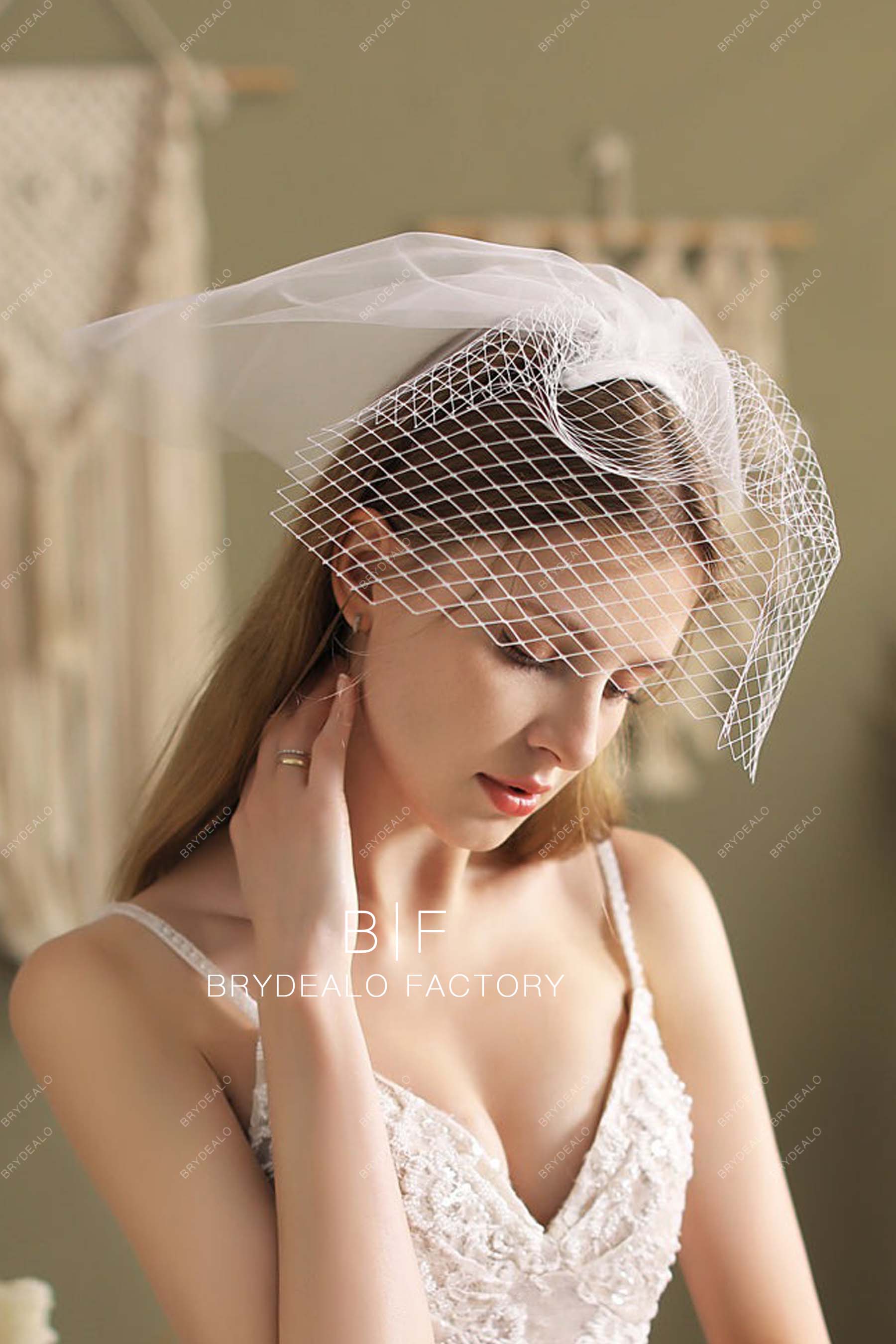 short bridal veil 