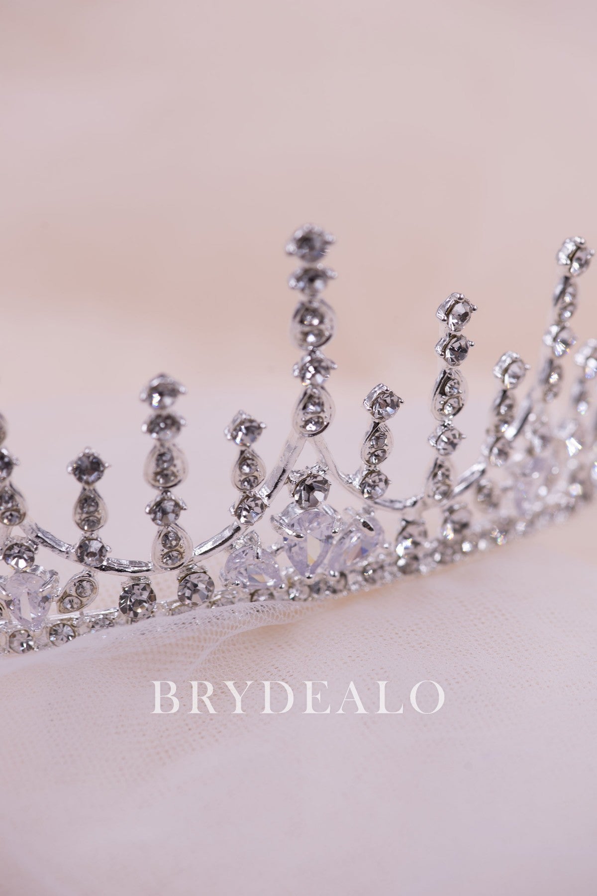 Princess Rhinestones Bridal Crown for sale