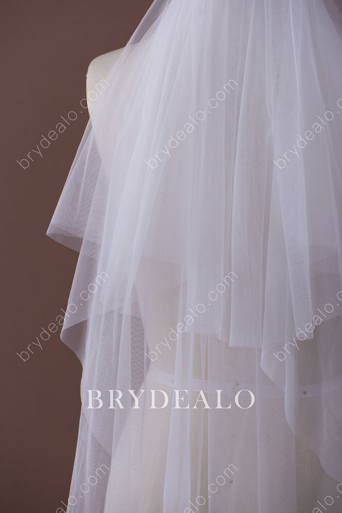 best two-tier tulle wedding veil online