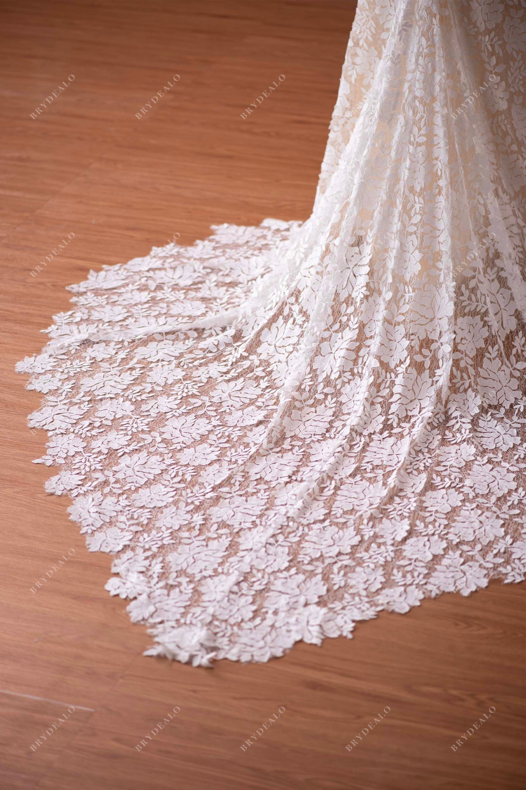 sweetheart lace train fall bridal gown