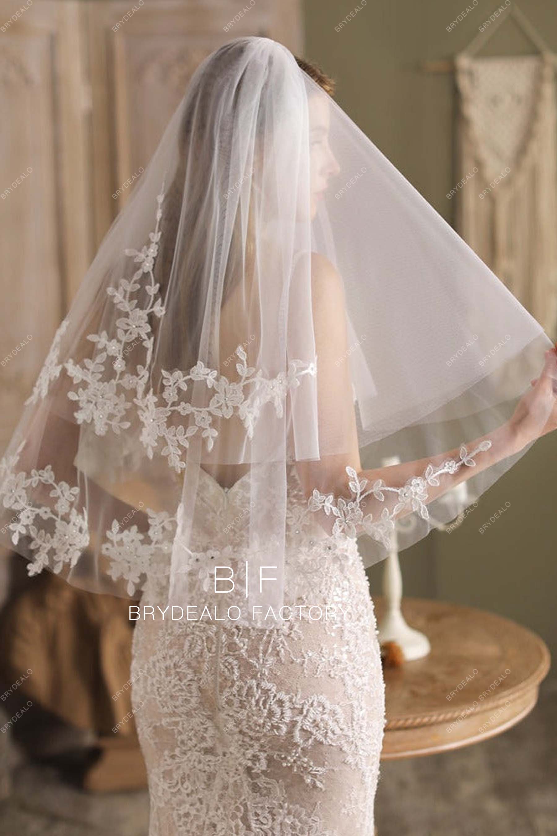 Elbow Length Wedding Veil