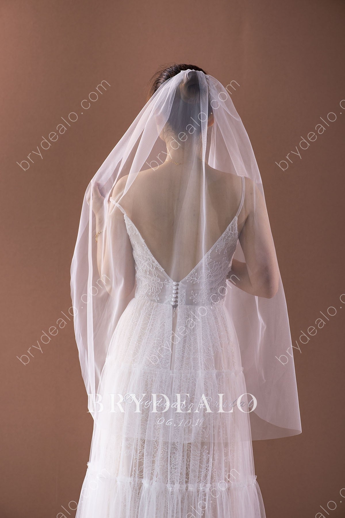 custom length wedding veil