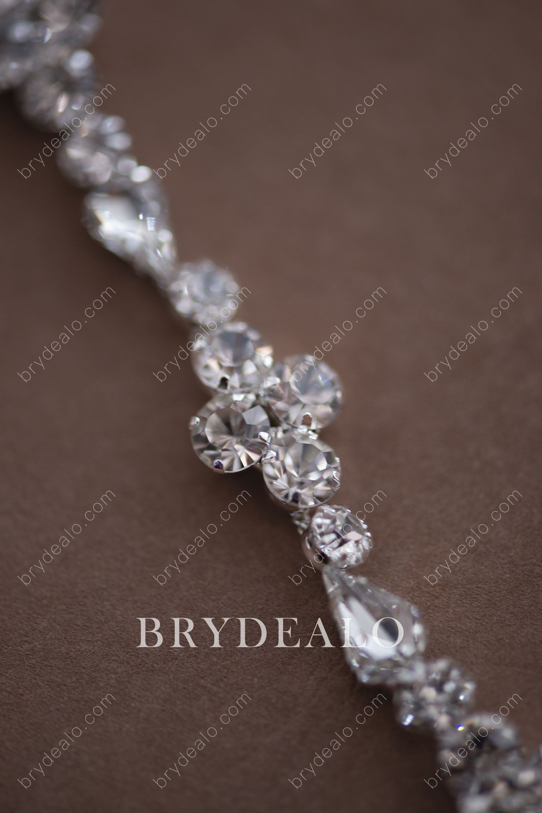Crystals Bridal Sash 